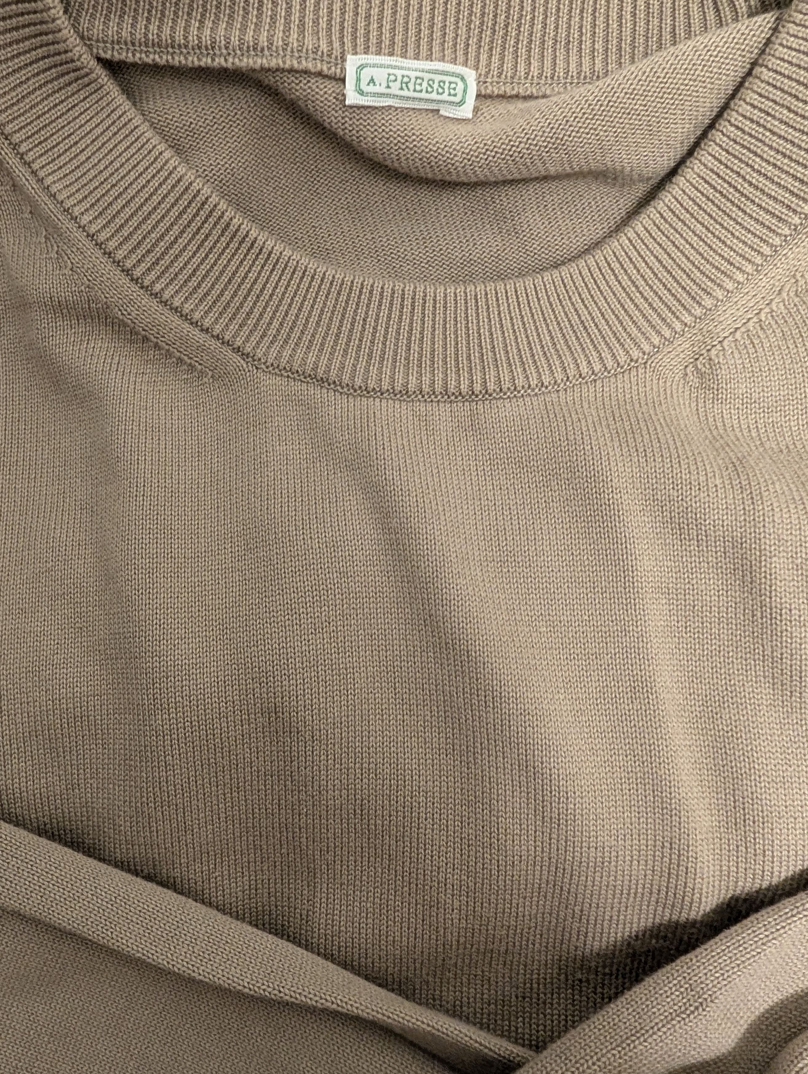 A.PRESSE A.Presse Cotton Light Sweater Shirt Size US M / EU 48-50 / 2 - 10 Thumbnail