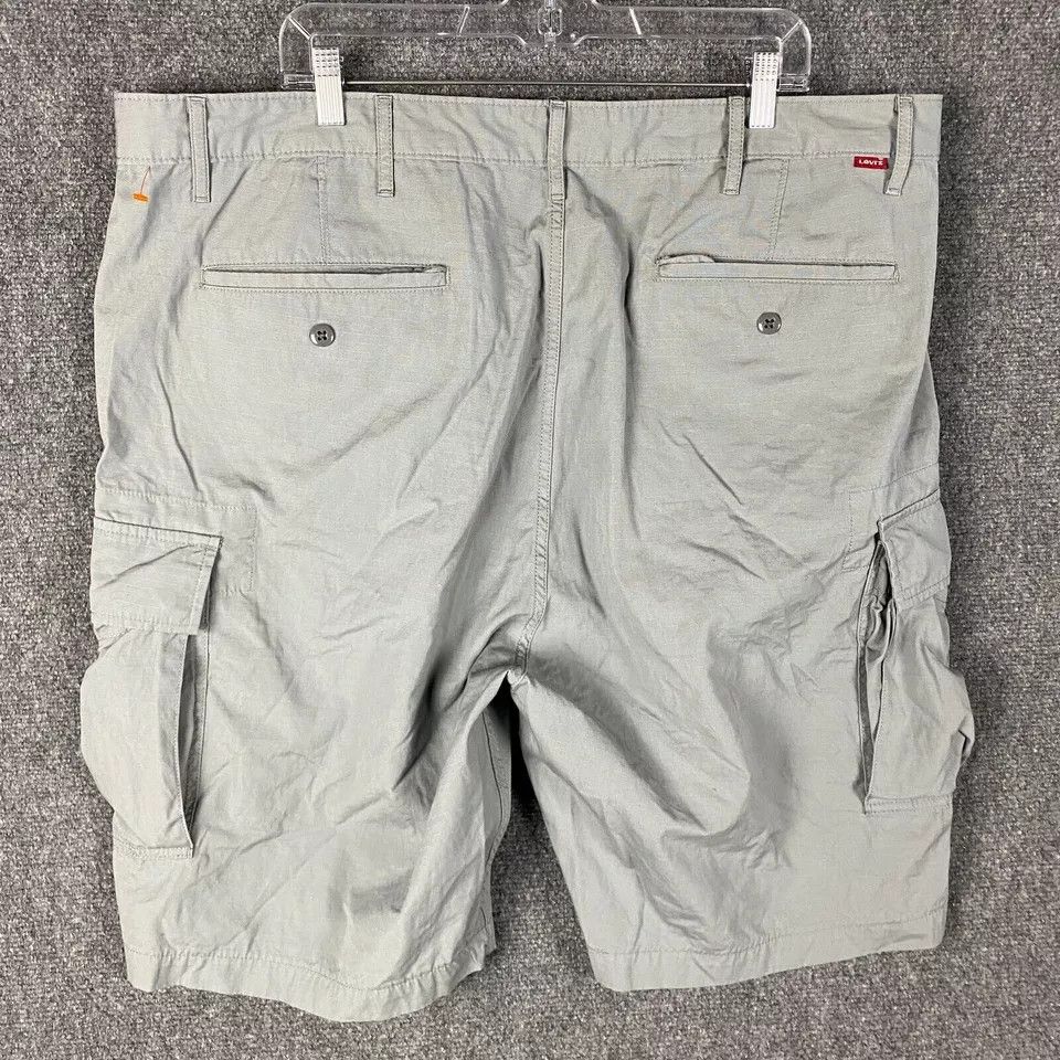 Levi's Levi's Cargo Shorts Men's W42 Cotton Adults Zipper Fly Gray Size US 42 / EU 58 - 5 Thumbnail