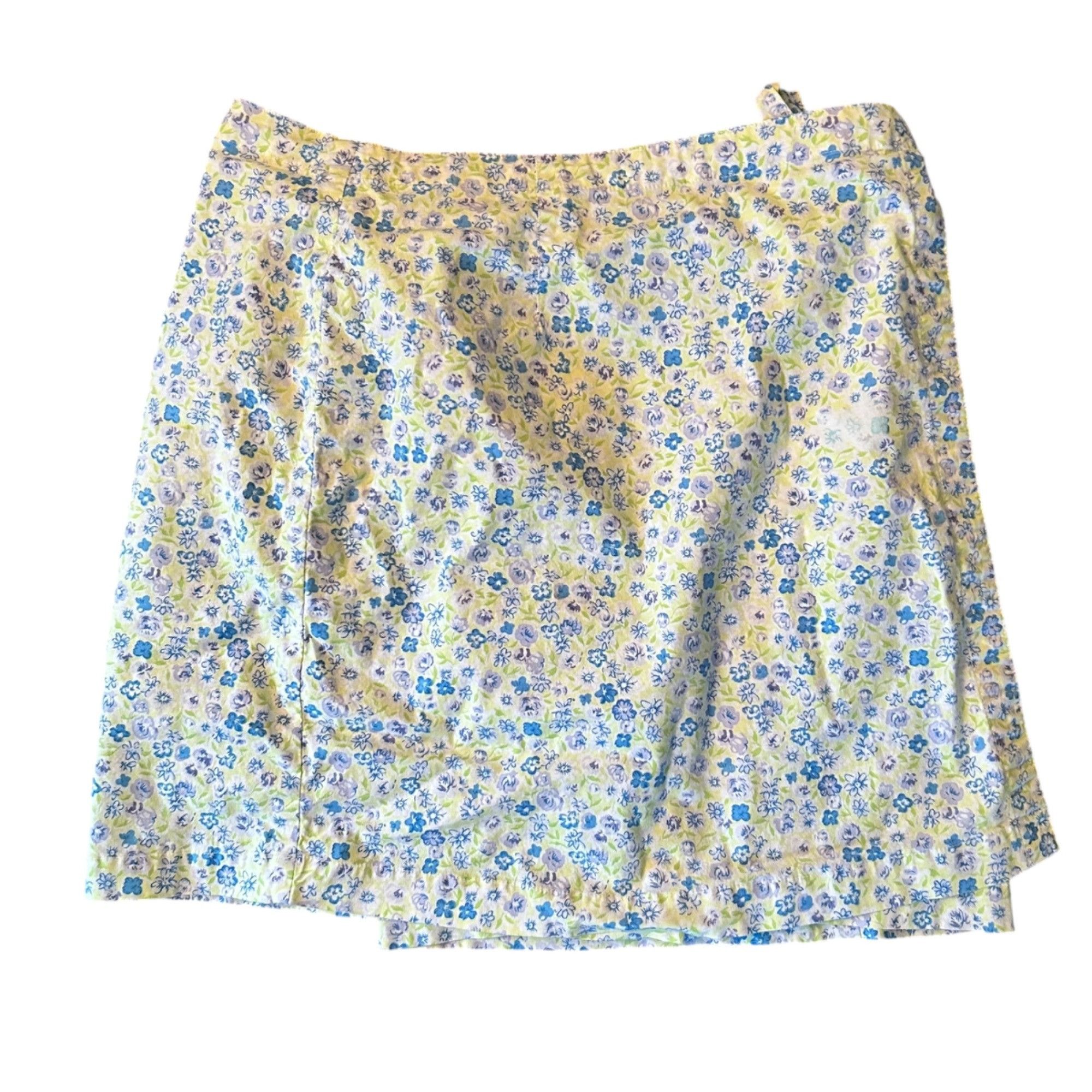 Vintage Vintage Paul Harris Design Y2K Novelty Floral Print Skort 8 Size 30" / US 8 / IT 44 - 1 Thumbnail