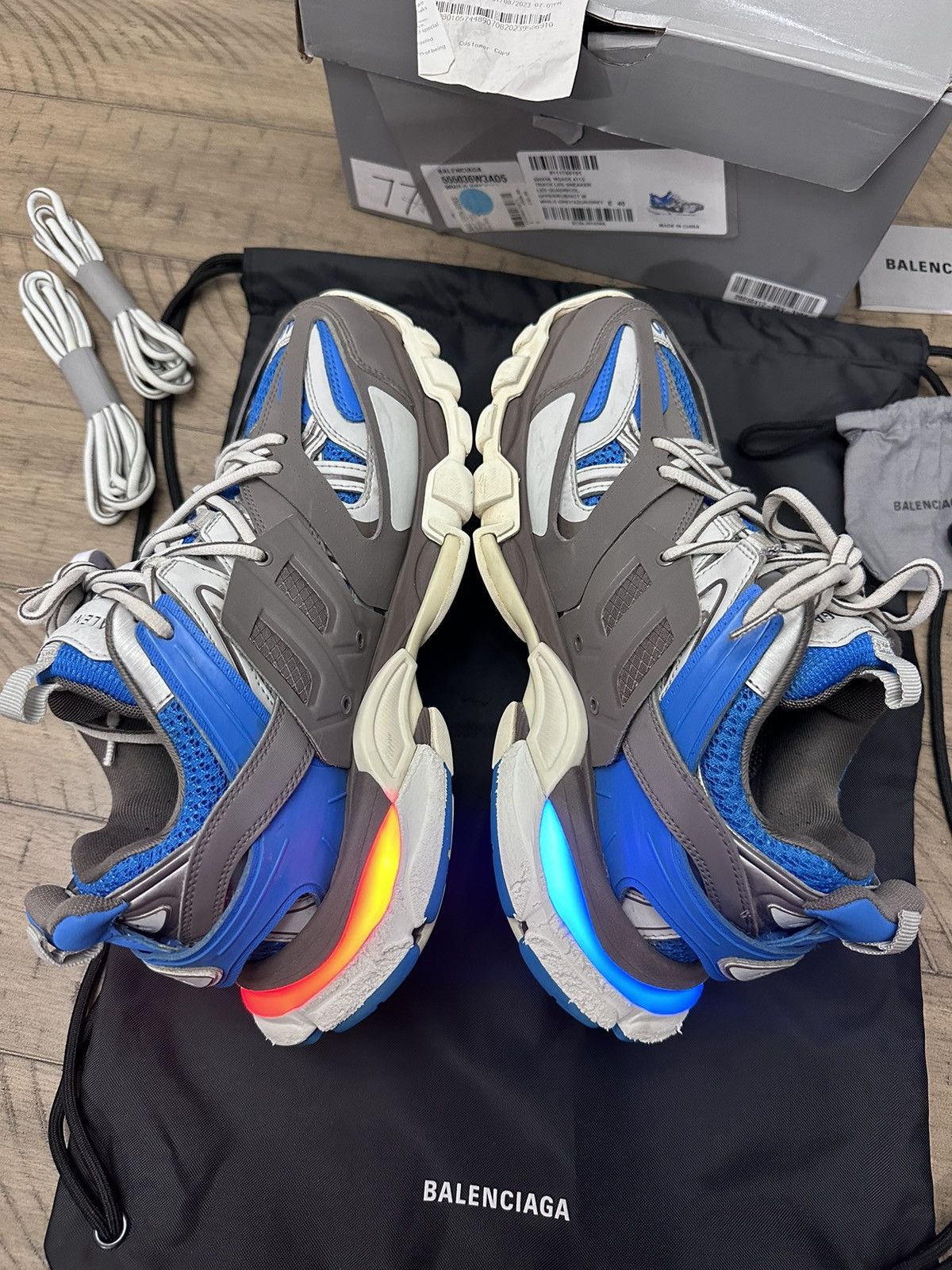 Balenciaga Balenciaga led track Size US 7 / EU 40 - 4 Thumbnail