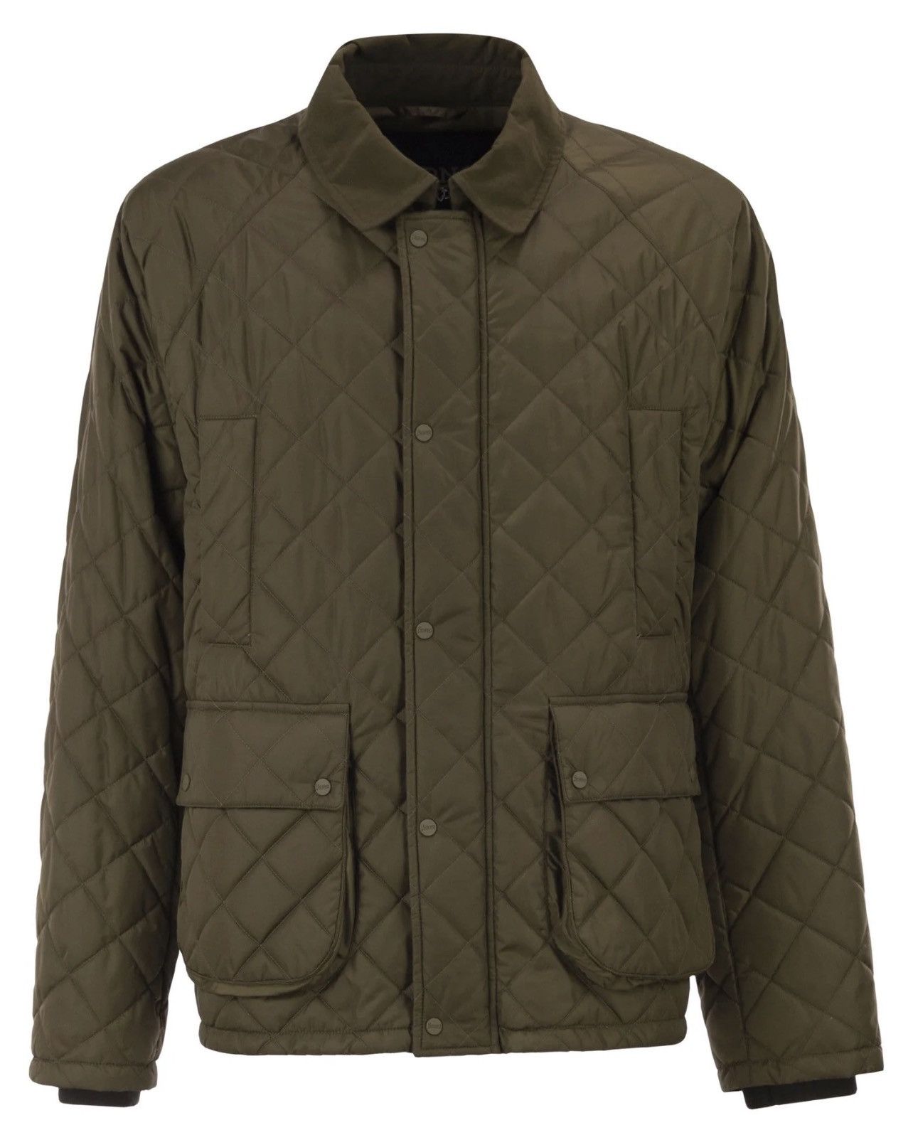 Herno Herno mens barn quilted jacket military green 48 NWT Size US M / EU 48-50 / 2 - 2 Thumbnail