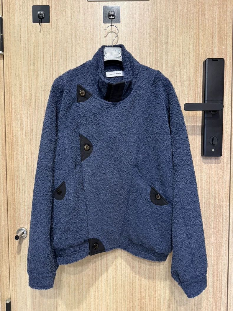 Kiko Kostadinov KIKO KOSTADINOVMaersk Bomber dark blue navy jacket fleece o Size US M / EU 48-50 / 2 - 2 Thumbnail