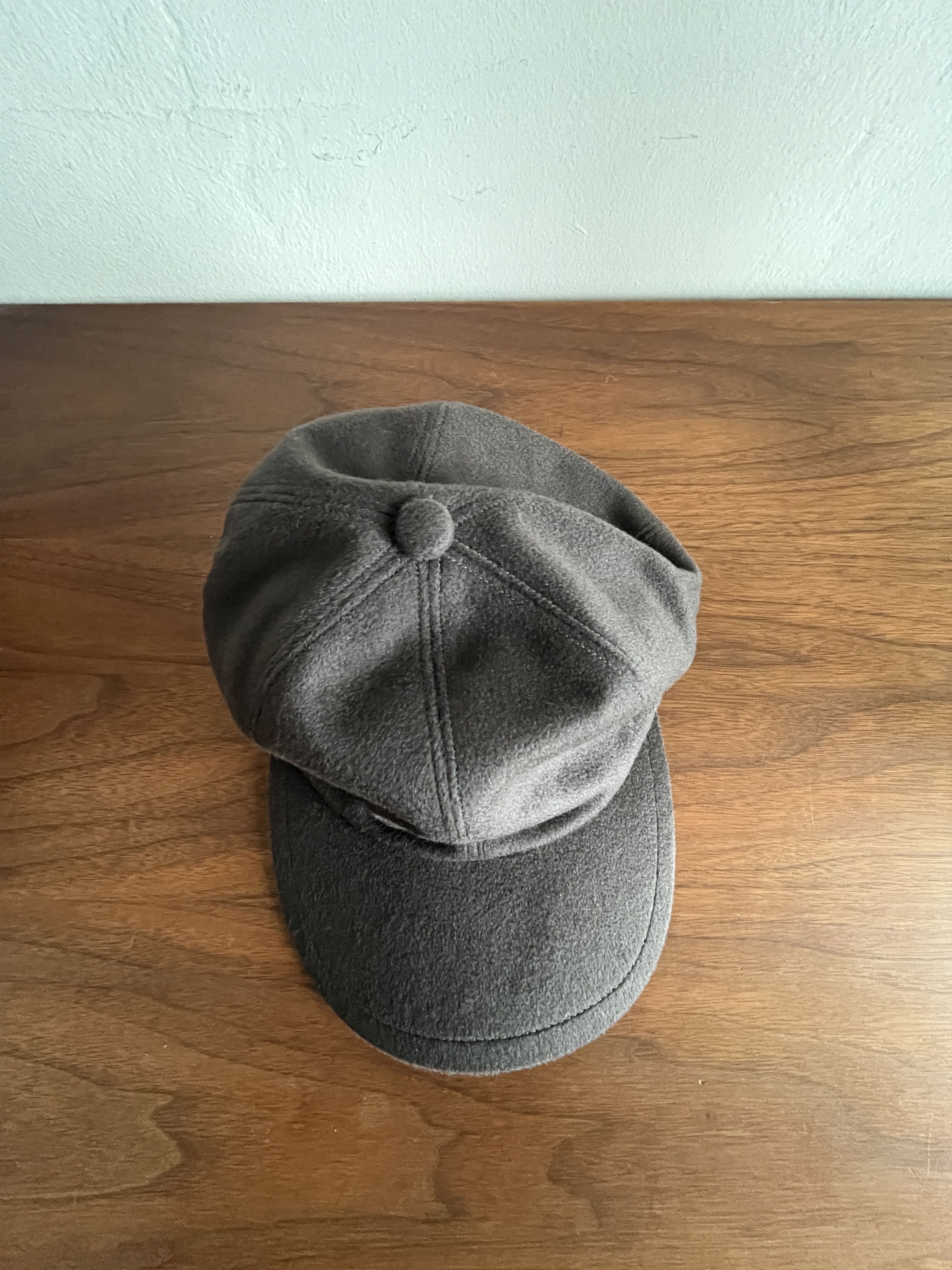 KIJIMA TAKAYUKI brown cap, cashmere Size ONE SIZE - 3 Thumbnail