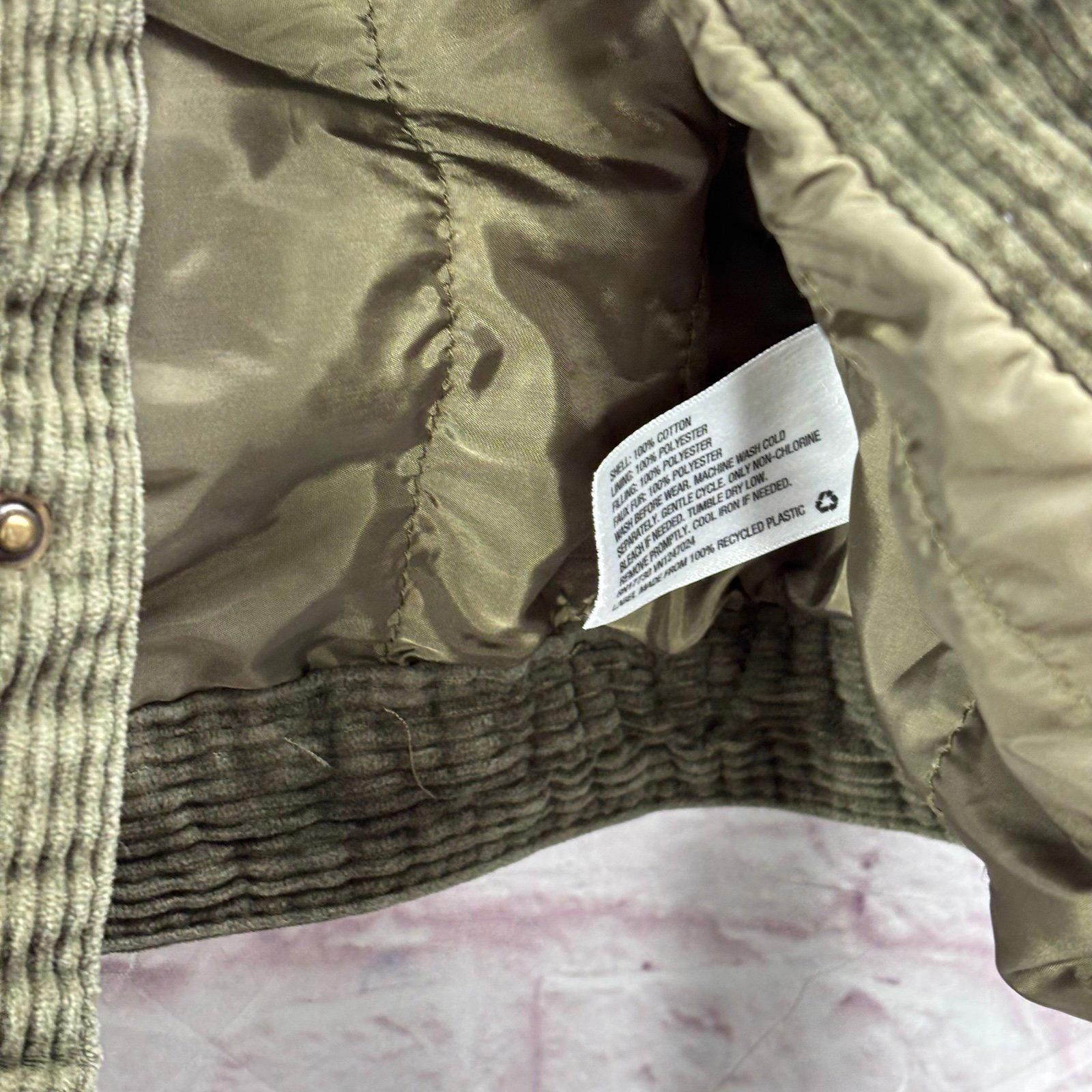 Other Art Class Olive Green Corduroy Boys 4T Jacket Size US XXS / EU 40 - 6 Thumbnail