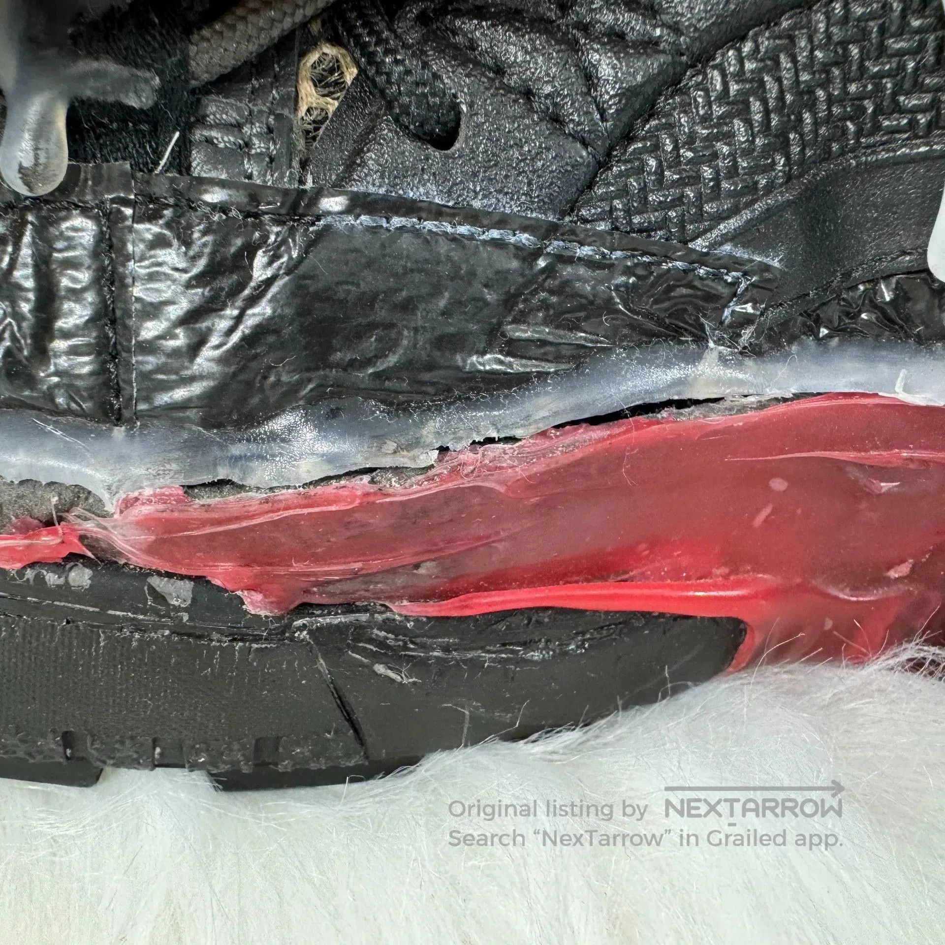 Maison Margiela Maison Margiela Red Black Gold Colorblock Shoes. Size US 7 / EU 40 - 5 Thumbnail