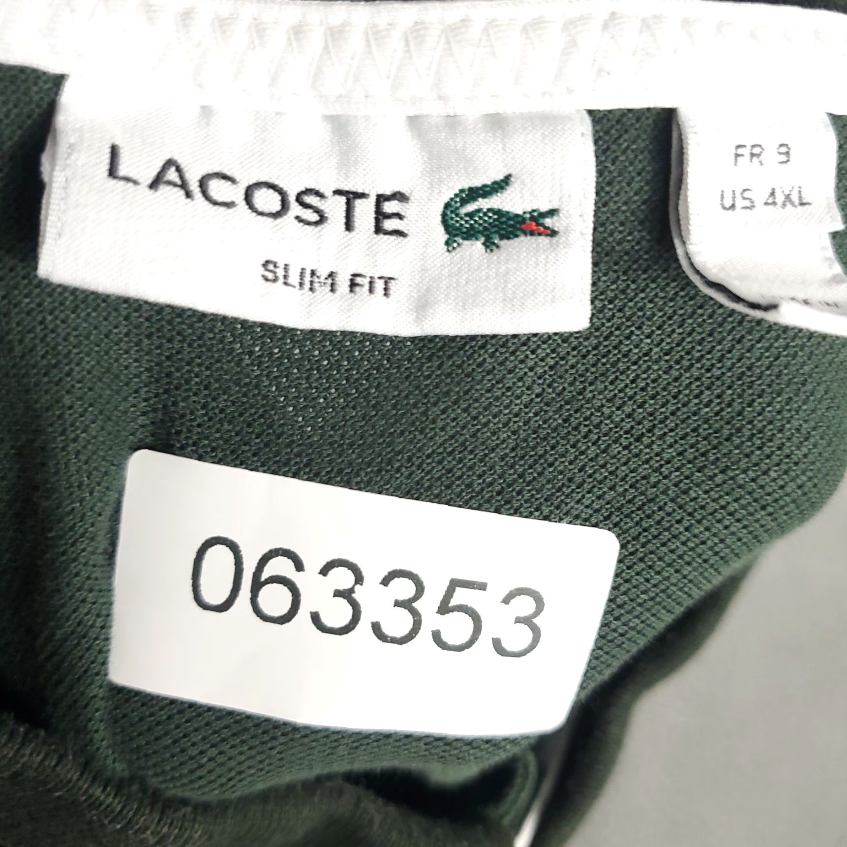 Lacoste Lacoste Polo Shirt Mens 4XL Green Slim Fit Casual Short Sleeve Size US XXL / EU 58 / 5 - 7 Thumbnail