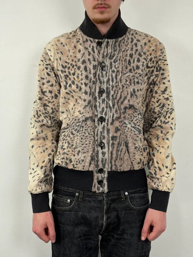 Yves Saint Laurent 2000s Yves Saint Laurent Leopard Print Jacket by Tom Ford Size US M / EU 48-50 / 2 - 2 Thumbnail