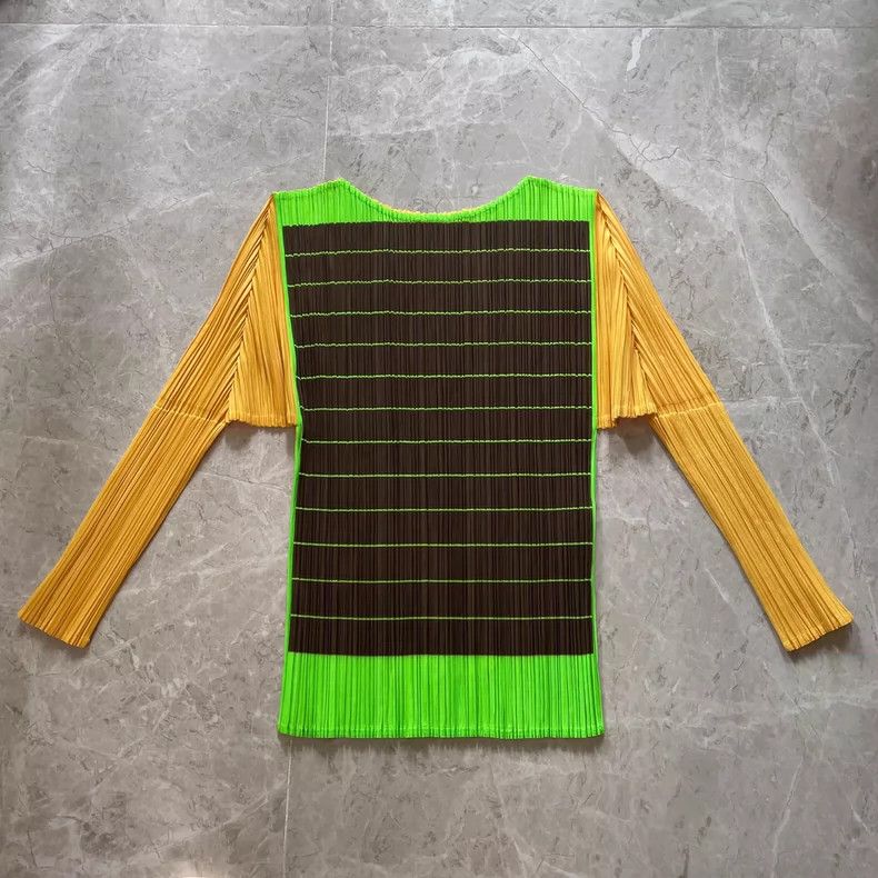Issey Miyake Issey Miyake Multicolored long-sleeved top Size L / US 10 / IT 46 - 5 Thumbnail