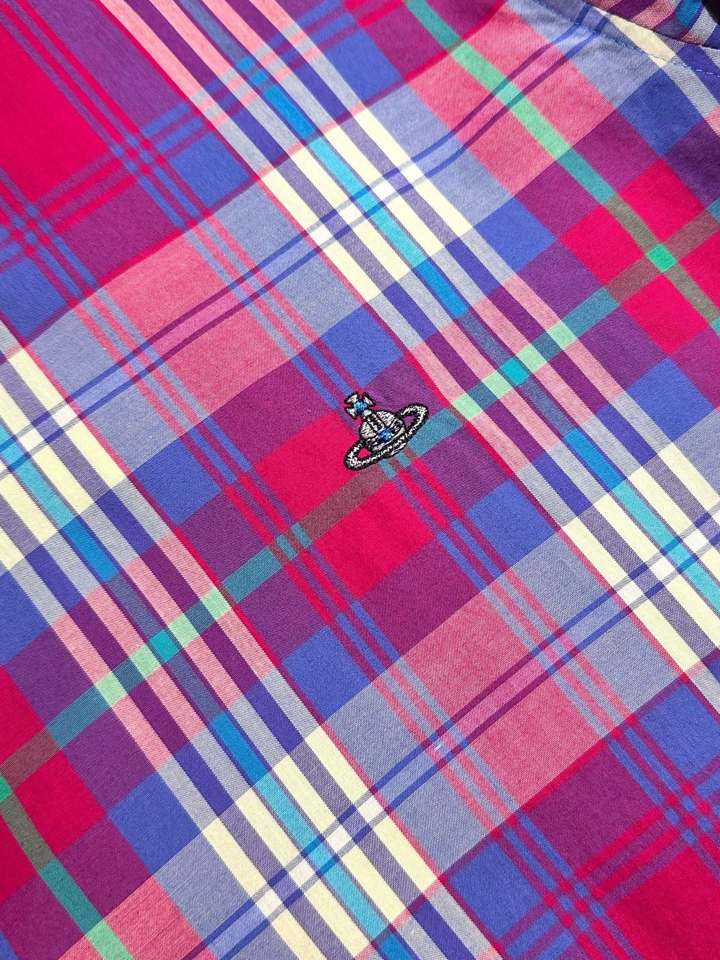 Vivienne Westwood Vivienne Westwood Men's Asym Placket Odd Check Shirt 48 Size US M / EU 48-50 / 2 - 5 Thumbnail