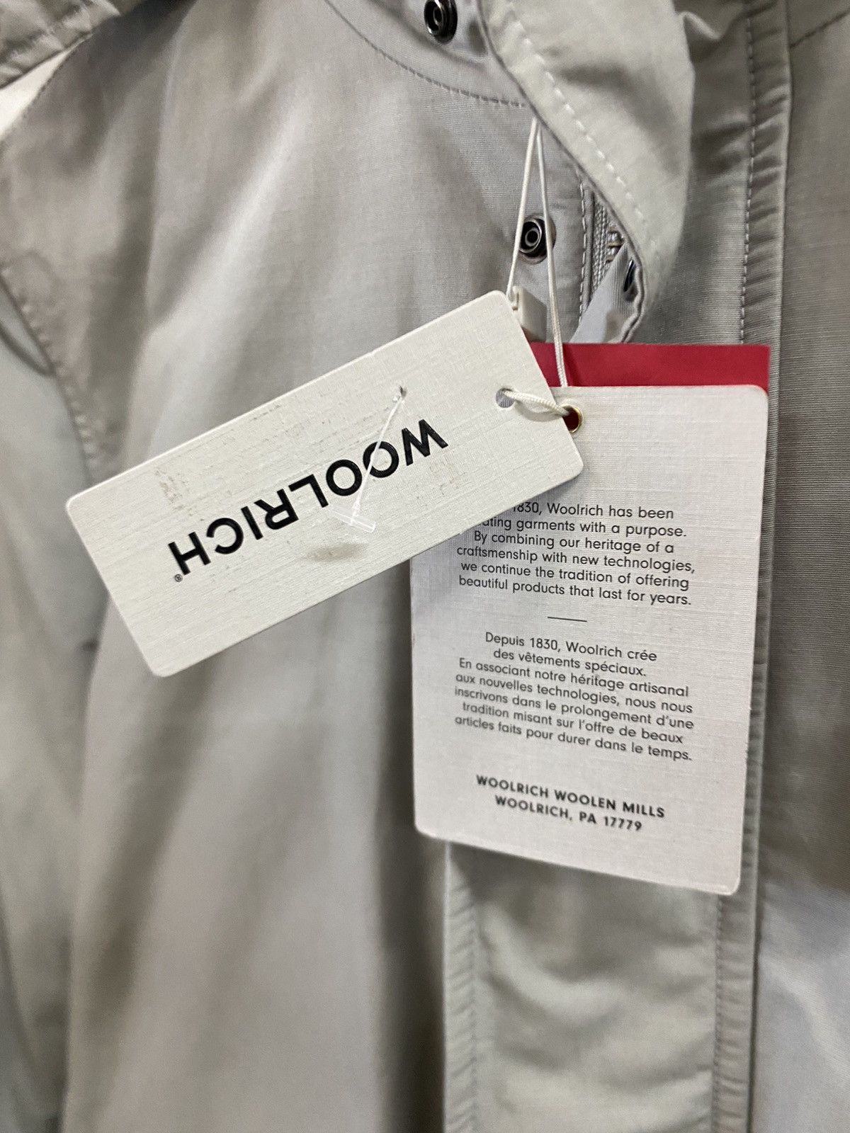 Other Woolrich Gale Parka Jacket, size M, gray, new with tags. Size US M / EU 48-50 / 2 - 9 Thumbnail
