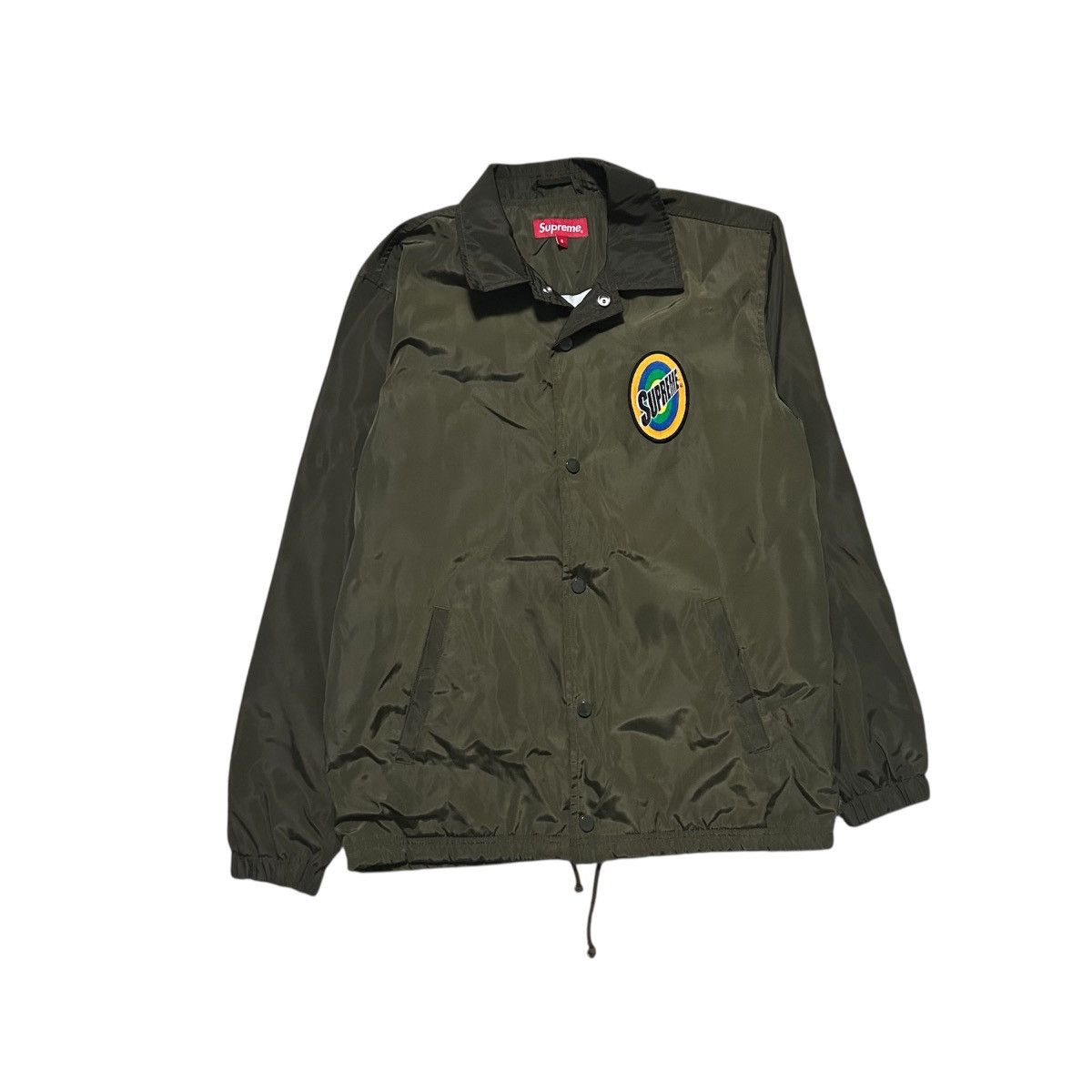 Supreme Supreme Spin Logo Coach Jacket Size Small Size US S / EU 44-46 / 1 - 1 Thumbnail