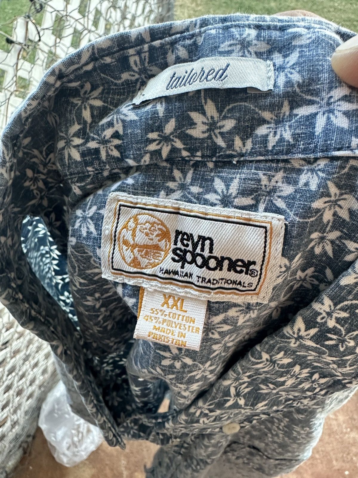 Reyn Spooner Reyn Spooner Tailored Fit Blue Hawaiian Print Men's XXL Size US XXL / EU 58 / 5 - 4 Thumbnail
