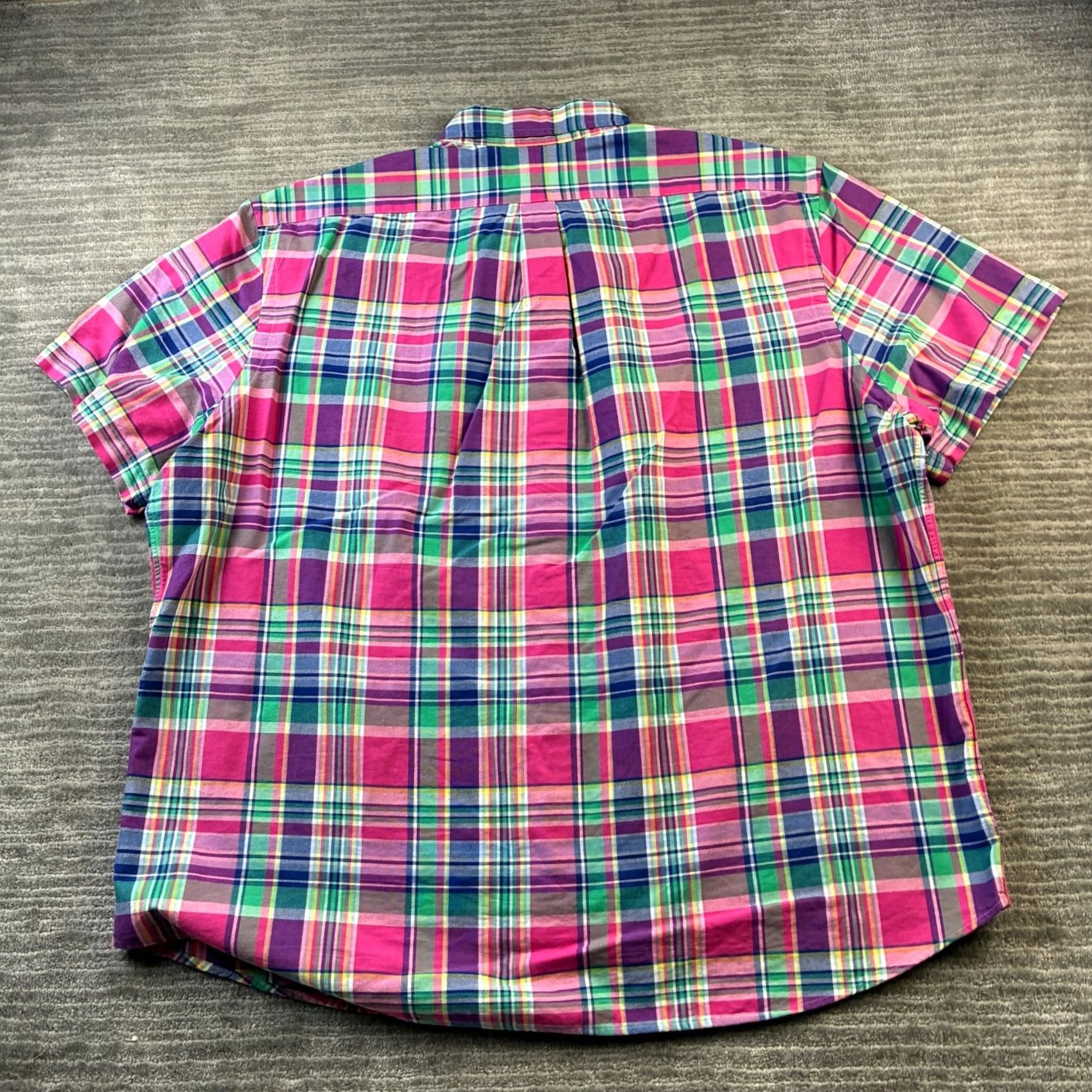 Polo Ralph Lauren Polo Ralph Lauren Shirt Mens 2XL Pink Button-Up Collar Polo Untucked Fit Oxford Pony Casual All Seasons Classic 90s? Size US XXL / EU 58 / 5 - 2 Thumbnail
