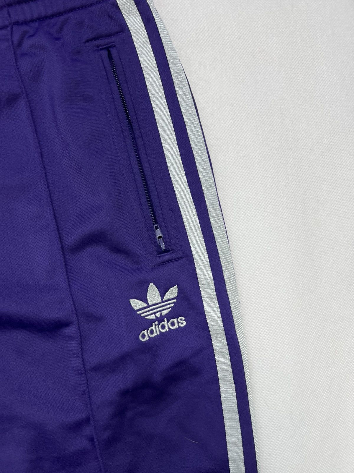 Adidas Unisex Pants Adidas Stripes Purple Vintage Y2K Size US 34 / EU 50 - 3 Thumbnail