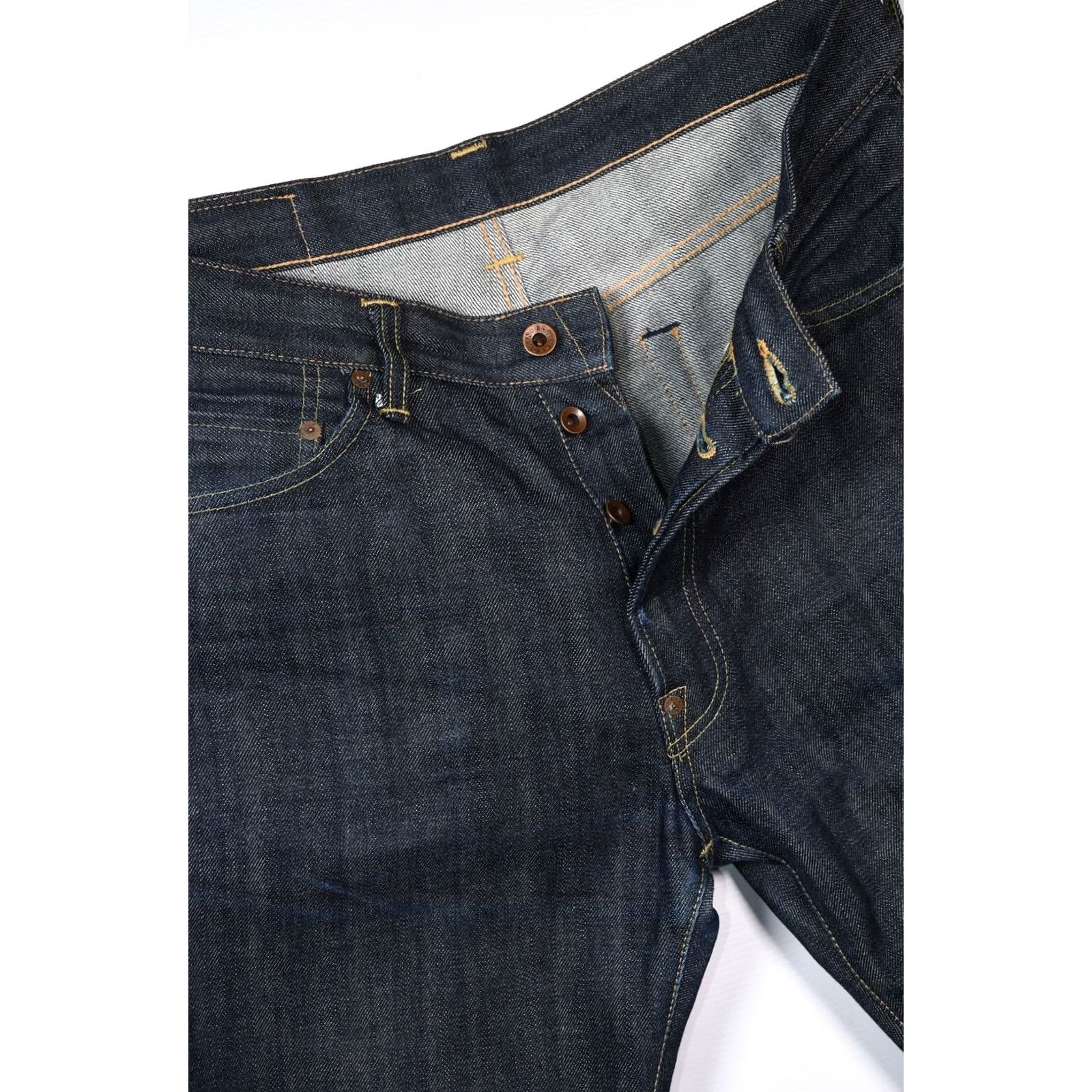 Edwin EDWIN Nashville 865B 14oz Selvage Japanese Denim Jeans Men W32 L34 Blue Cotton Retro 90s (Vintage?) Size US 32 / EU 48 - 6 Thumbnail