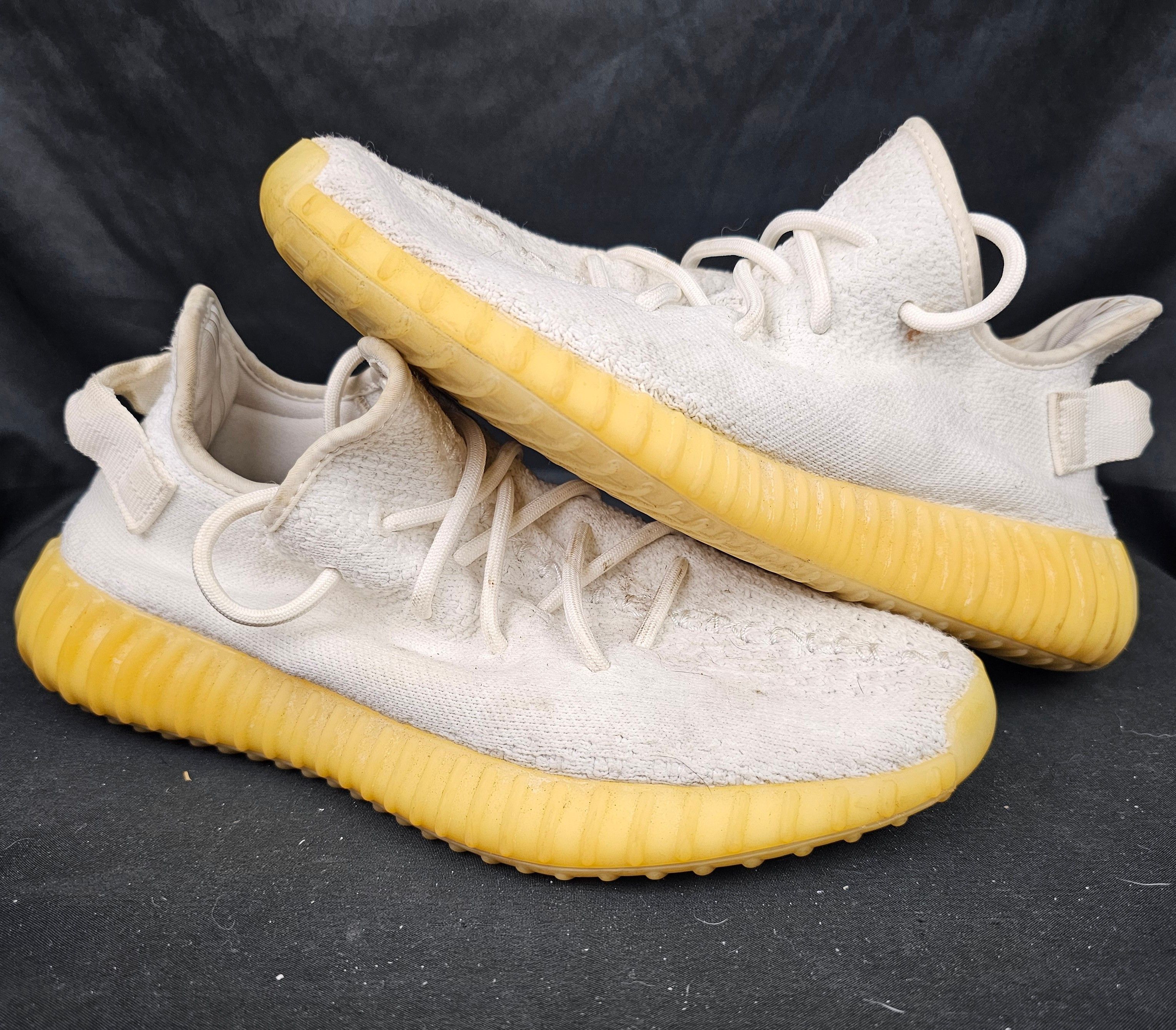 Adidas Yeezy Boost 350 V2 Cream Triple White Men's PRE-OWNED