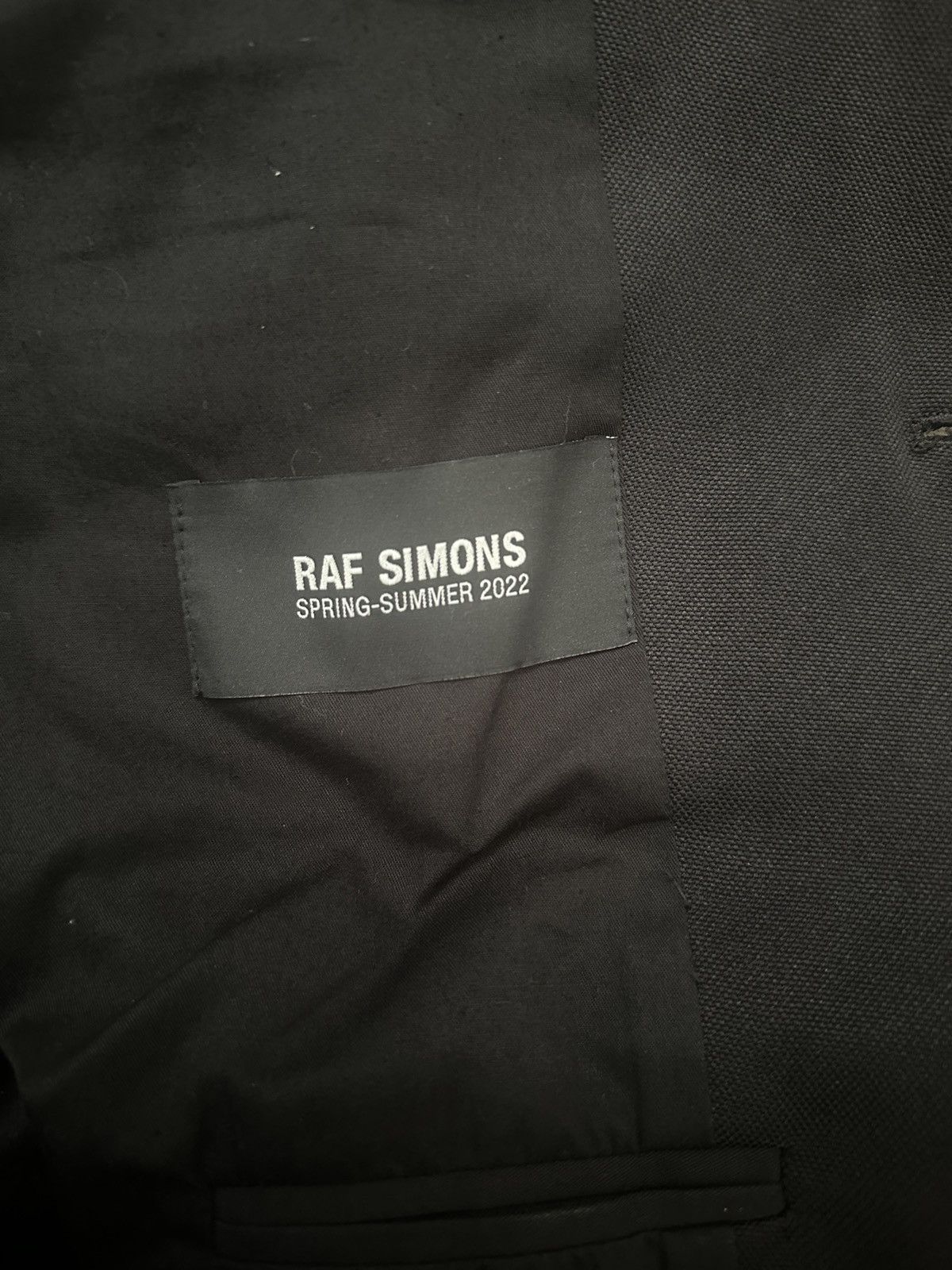 Raf Simons Raf Simons SS22 "SOLEMN-X" Printed Suit Jacket / Blazer Size 52R - 4 Thumbnail