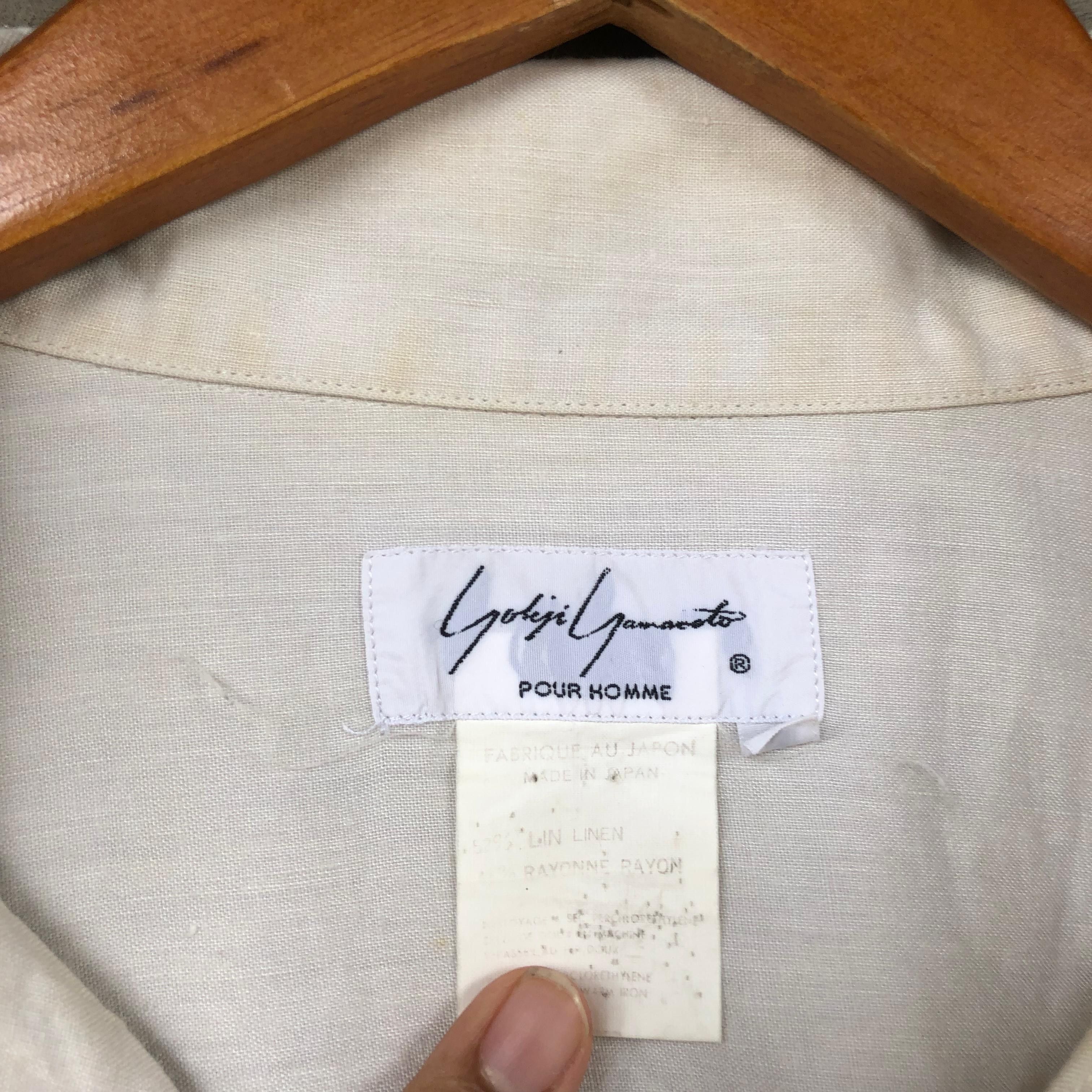 Yohji Yamamoto Yohji Yamamoto PourHomme Linen Shirt Size US M / EU 48-50 / 2 - 7 Thumbnail