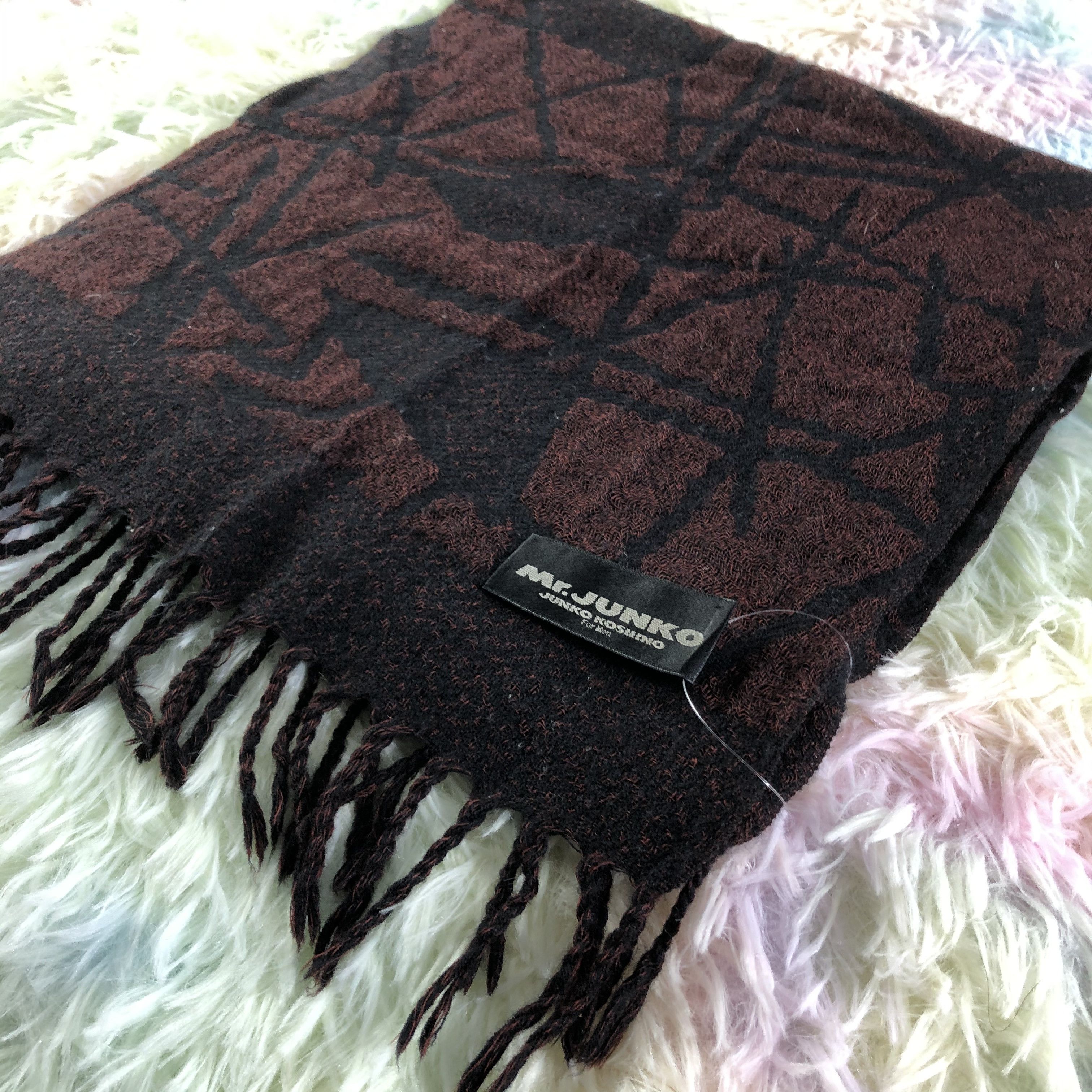 Mr. Junko × Vintage Mr. Junko Scarf / Muffler / Neckwear - KM394 Size ONE SIZE - 4 Thumbnail