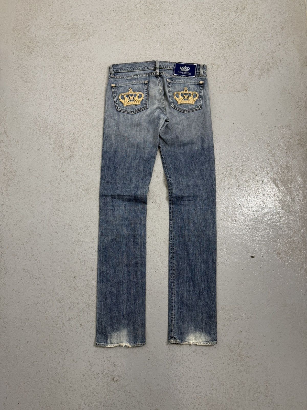 Victoria Beckham Victoria Beckham For Rock & Republic Embroidered Logo Jeans Size 27" / US 4 / IT 40 - 1 Thumbnail