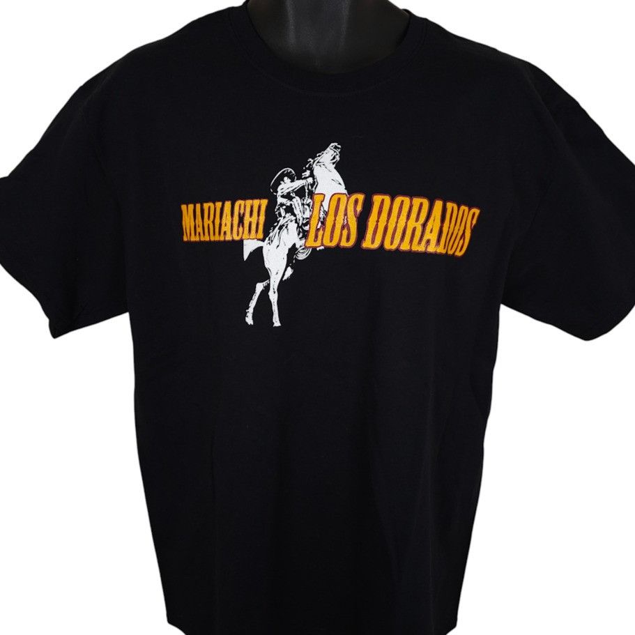 Gildan Mariachi Los Dorados T Shirt Mens Size Large Black Vancouver Size US L / EU 52-54 / 3 - 1 Thumbnail