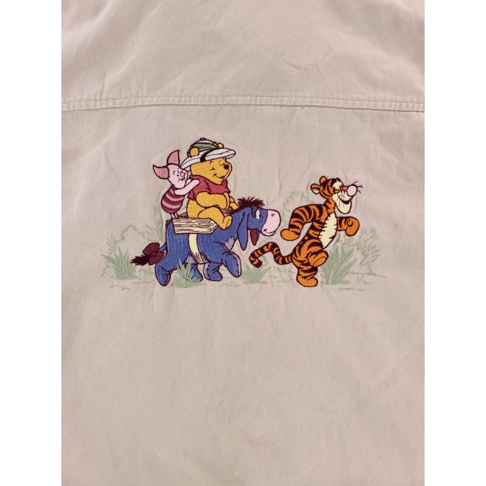 Disney Disney Store Embroidered Winnie the Pooh Safari Chore Jacket Womens XL Beige Size XL / US 12-14 / IT 48-50 - 5 Thumbnail