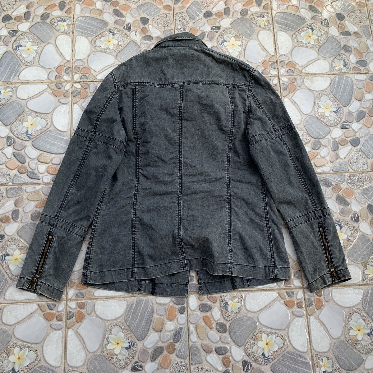 Morgan Homme × Other Morgan Homme Denim MultiPocket Utility Zipper Jacket Size S / US 4 / IT 40 - 2 Thumbnail