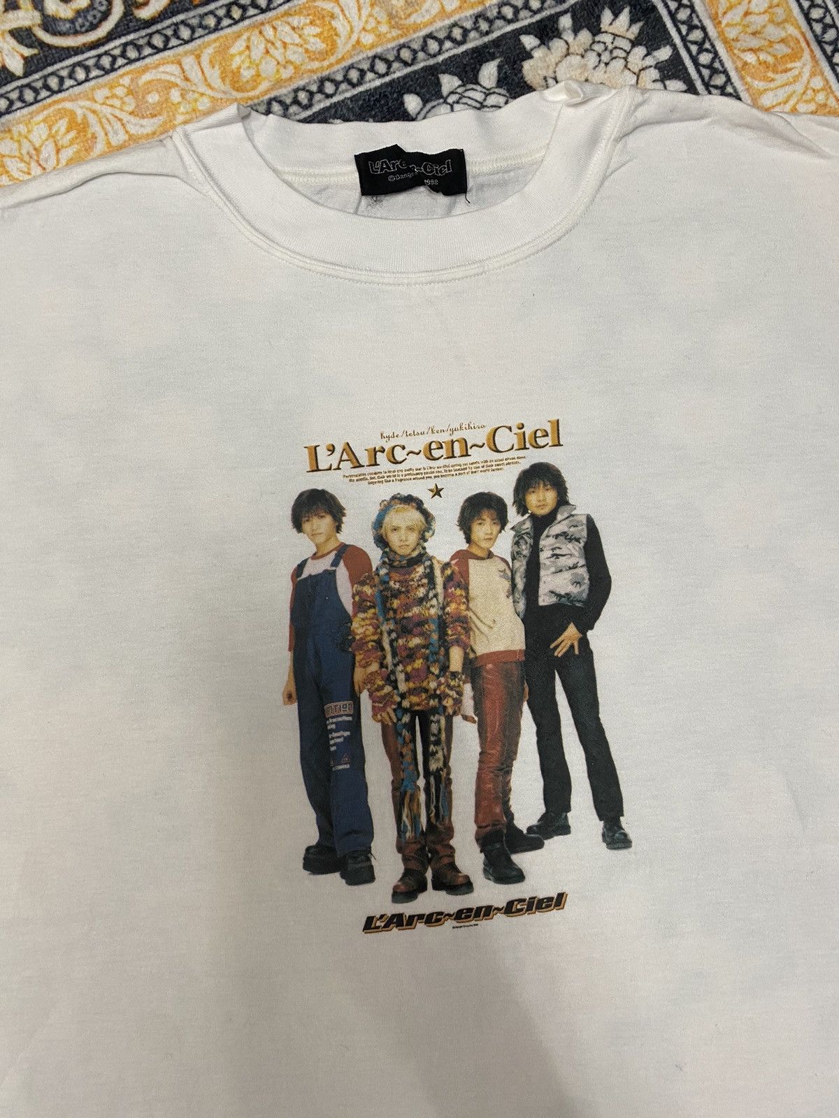 Band Tees × Japanese Brand × Vintage VINTAGE JAPANESE BAND L’ARC~EN~CIEL 1998 RARE TEE Size US M / EU 48-50 / 2 - 2 Thumbnail
