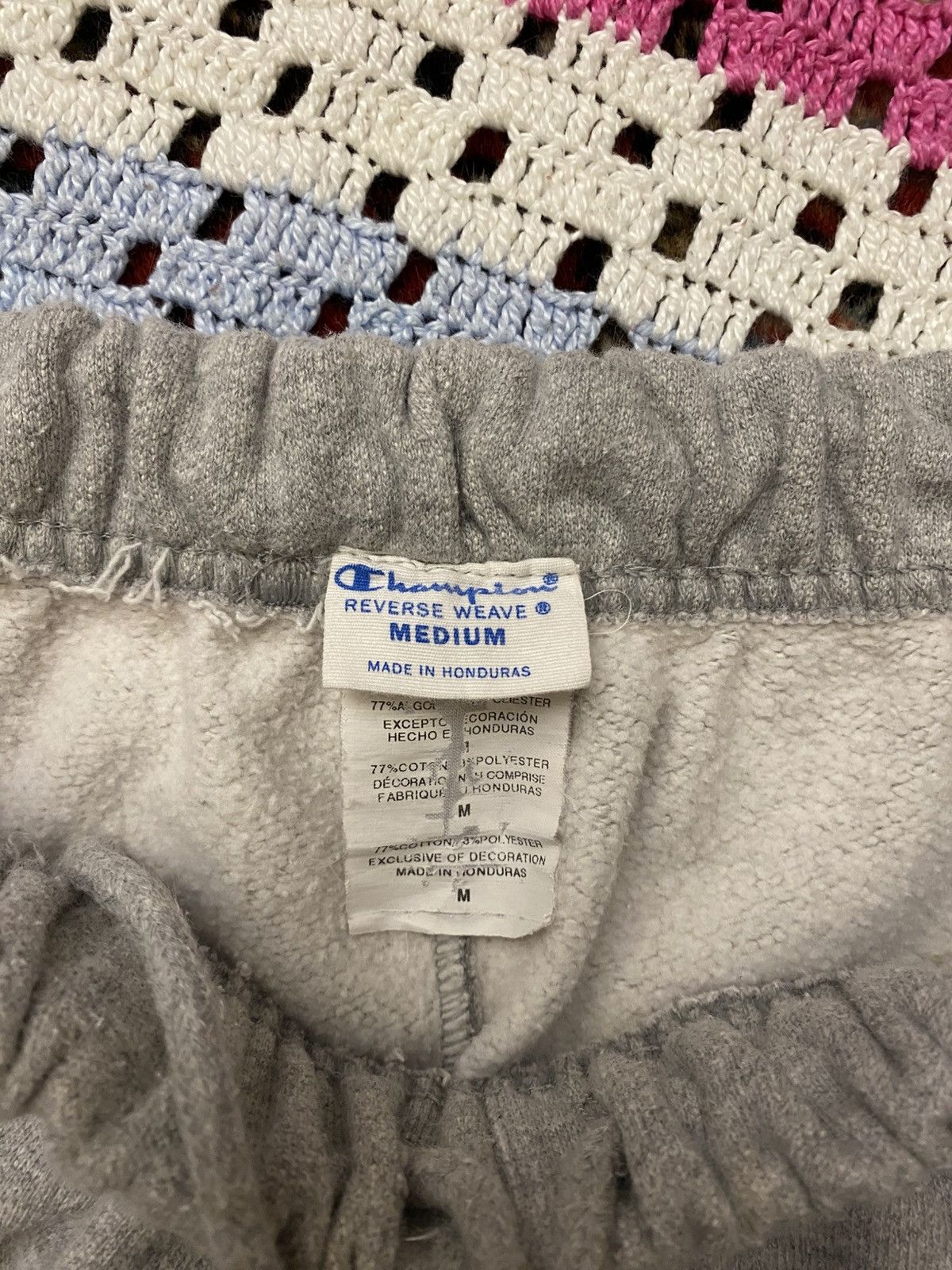 Round Two Round Two x Champion Grey Reverse Weave Sweatpants Size US 32 / EU 48 - 2 Thumbnail