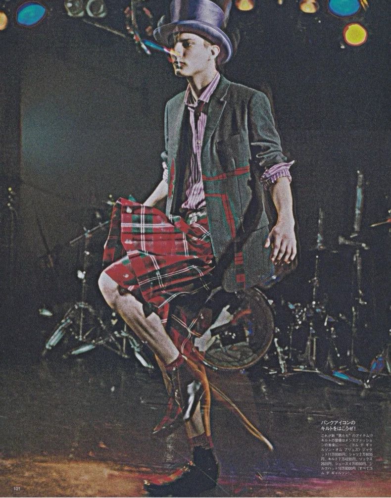 Comme des Garcons COMME des GARCONS 07SS Red Black Plaid Pants - dmc Size US 30 / EU 46 - 1 Thumbnail