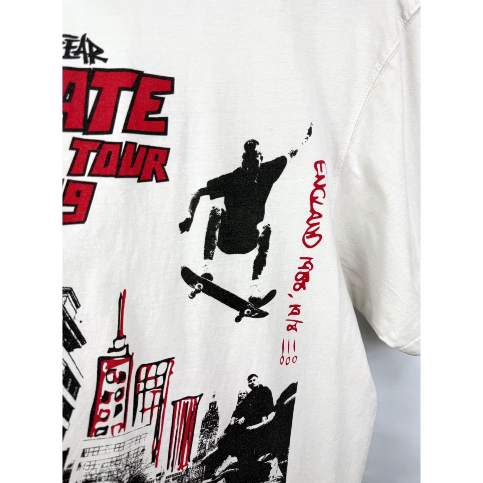 No Fear No Fear Skate World Tour 1989 Rare T-Shirt XL White Men T-Shirt Vintage Hype Clothing Size US XL / EU 56 / 4 - 6 Thumbnail
