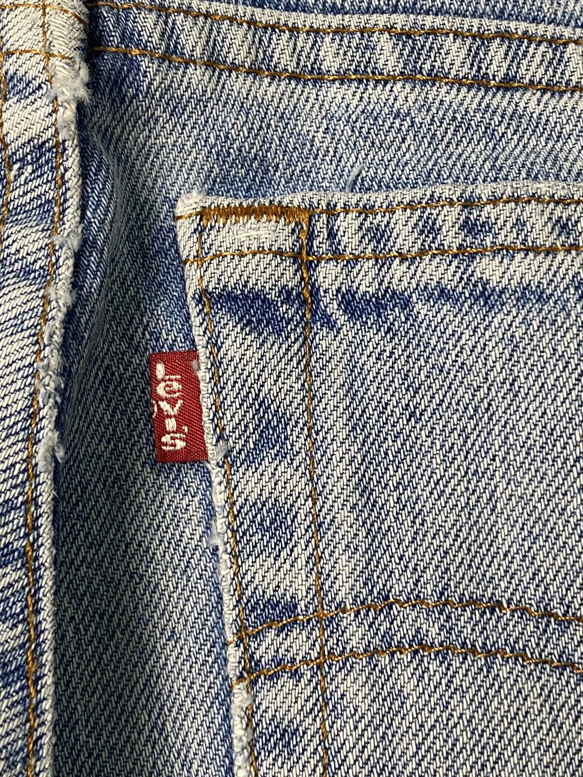 Levi's × Vintage 1980s Levis 505 Slim Straight Zipper Style Washed Blue Jeans Size US 30 / EU 46 - 3 Thumbnail