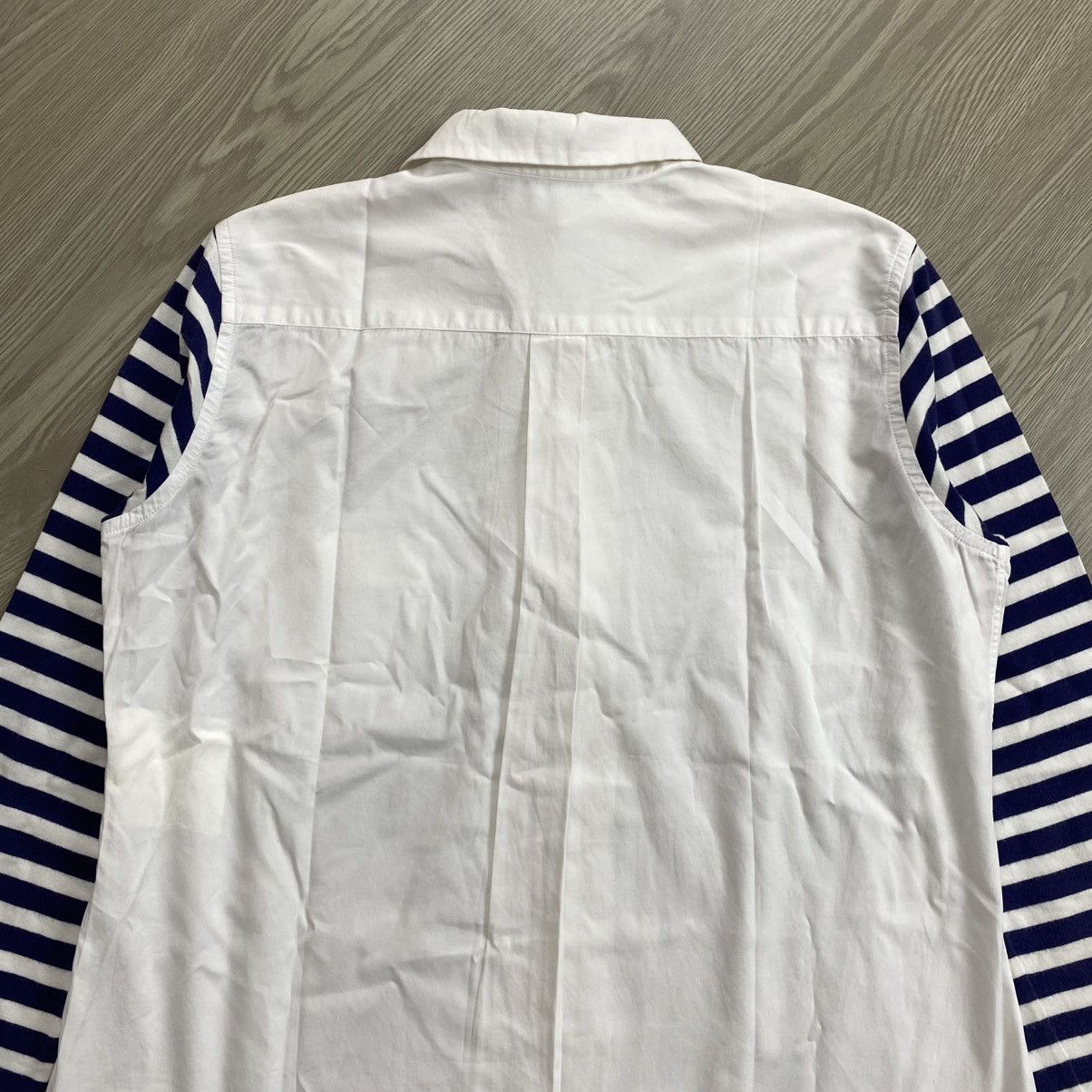 Comme des Garcons × Comme des Garcons Homme × Comme des Garcons Homme Deux 2000s Comme des Garcons Striped Long Sleeve Shirt Size US S / EU 44-46 / 1 - 11 Thumbnail