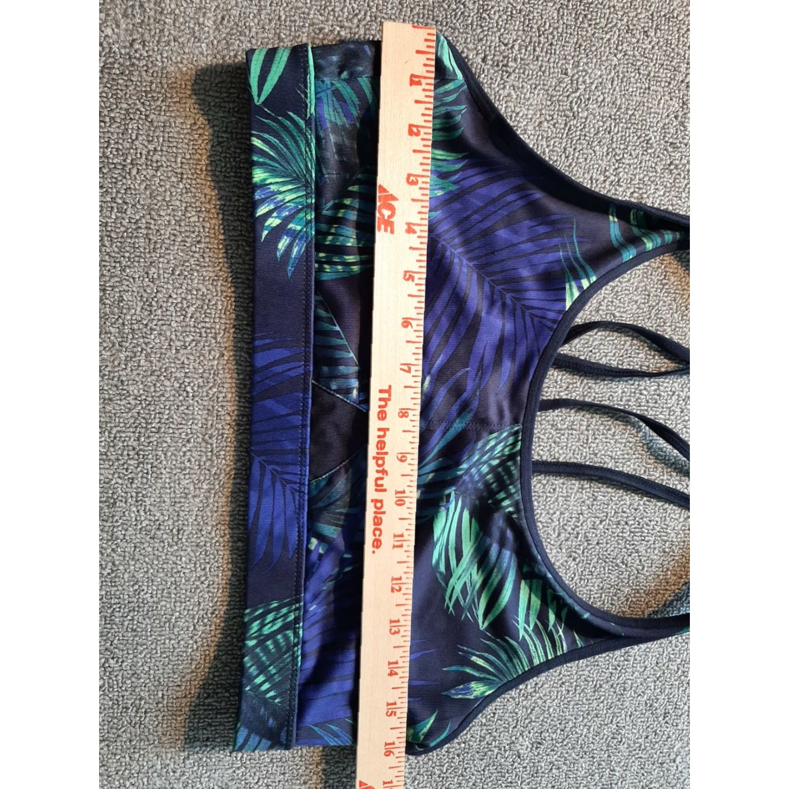 Champion Target Champion Life Womens Sports Bra Racerback 33 Palm Leaf Pattern Multicolor Size 33 Medium Support Racerback L/S? Size ONE SIZE - 2 Thumbnail