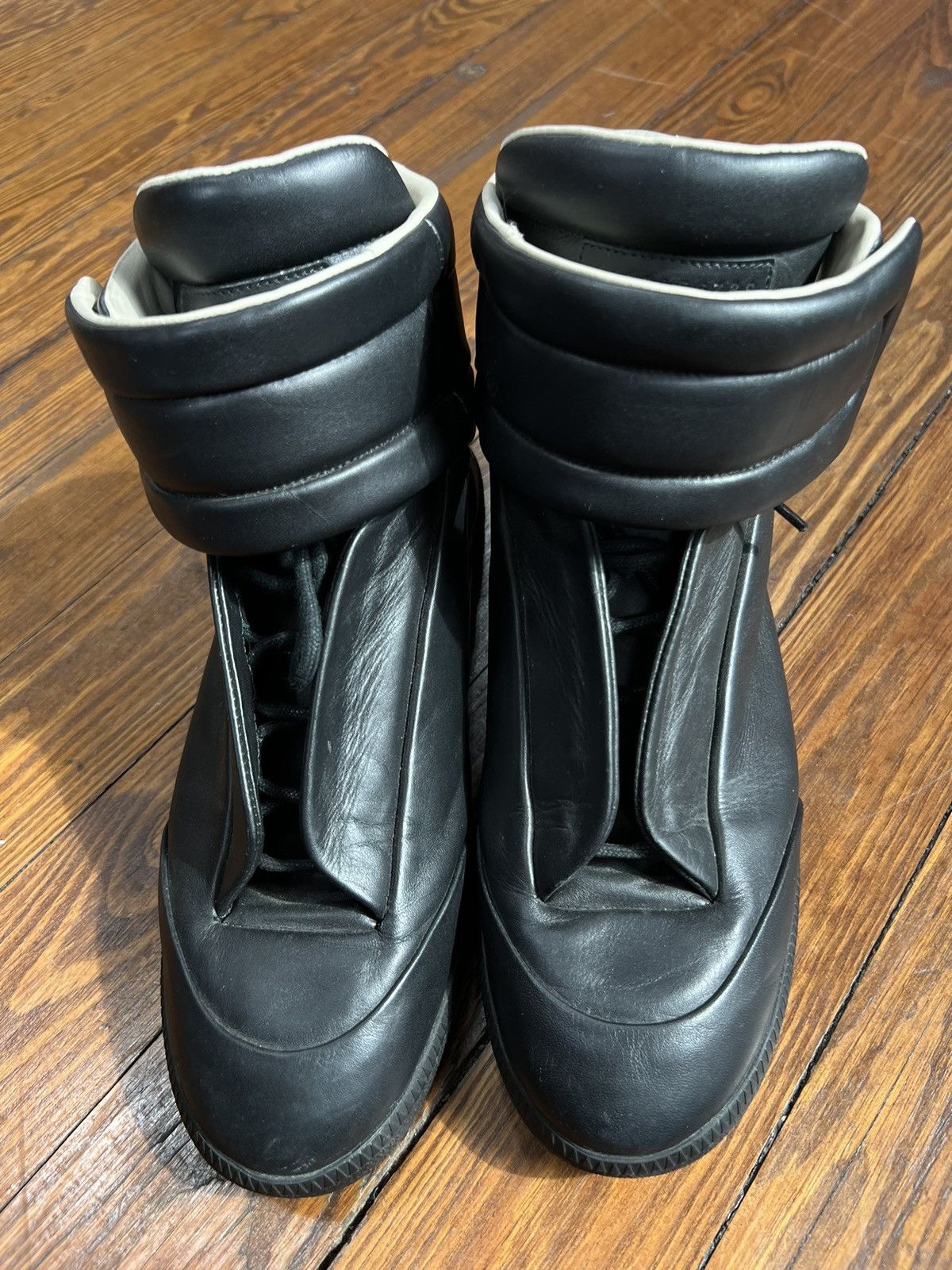 Maison Martin Margiela Zip Circuit High Top Sneakers 41