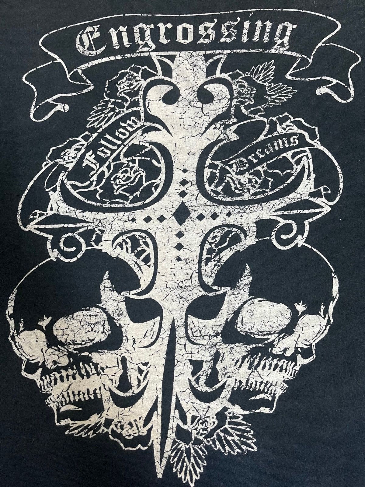 Other Vintage Space Opera Skull Imprint Long Sleeve T-Shirt Size US XL / EU 56 / 4 - 5 Thumbnail