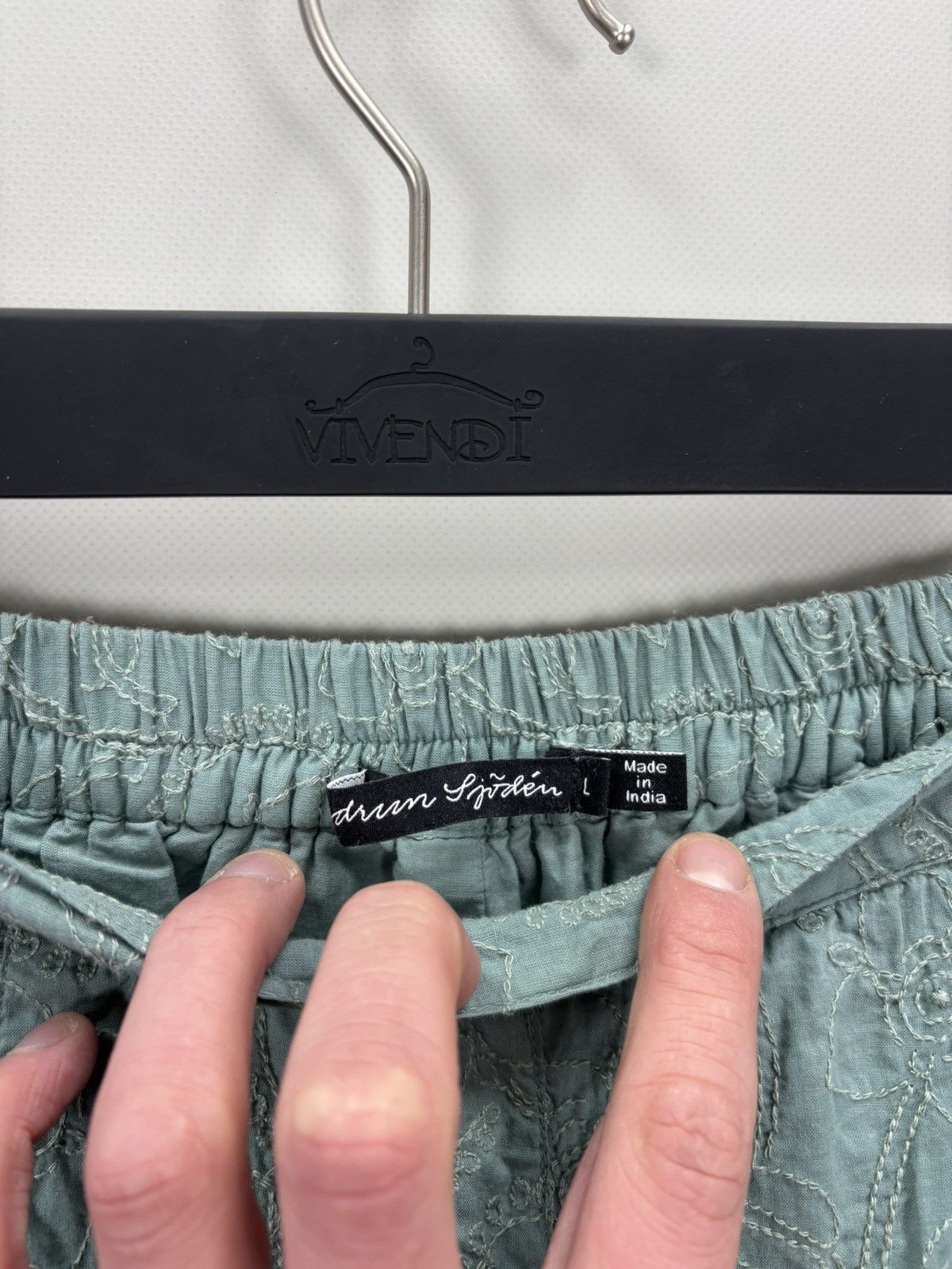 Gudrun Sjoden Womens pants Gudrun Sjoden Size L Color Turquoise Size 27" / US 4 / IT 40 - 4 Thumbnail