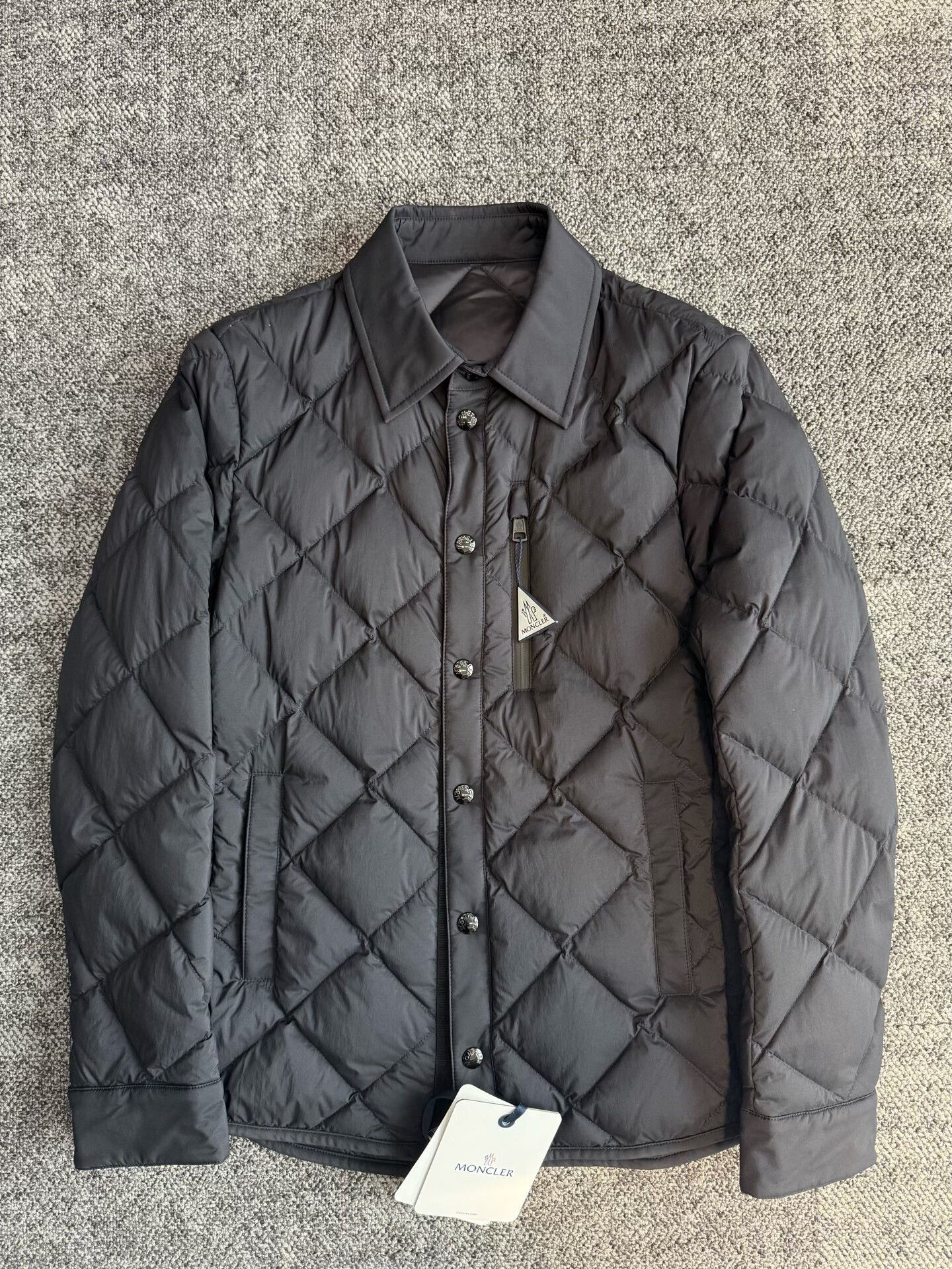 Moncler Classic Black Down Jacket