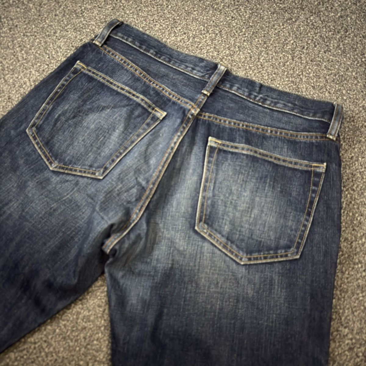 Undercover × Uniqlo 🔥🇯🇵 Vintage Y2K Japanese Uniqlo UJ Kaihara Denim Jeans Size US 31 - 7 Thumbnail