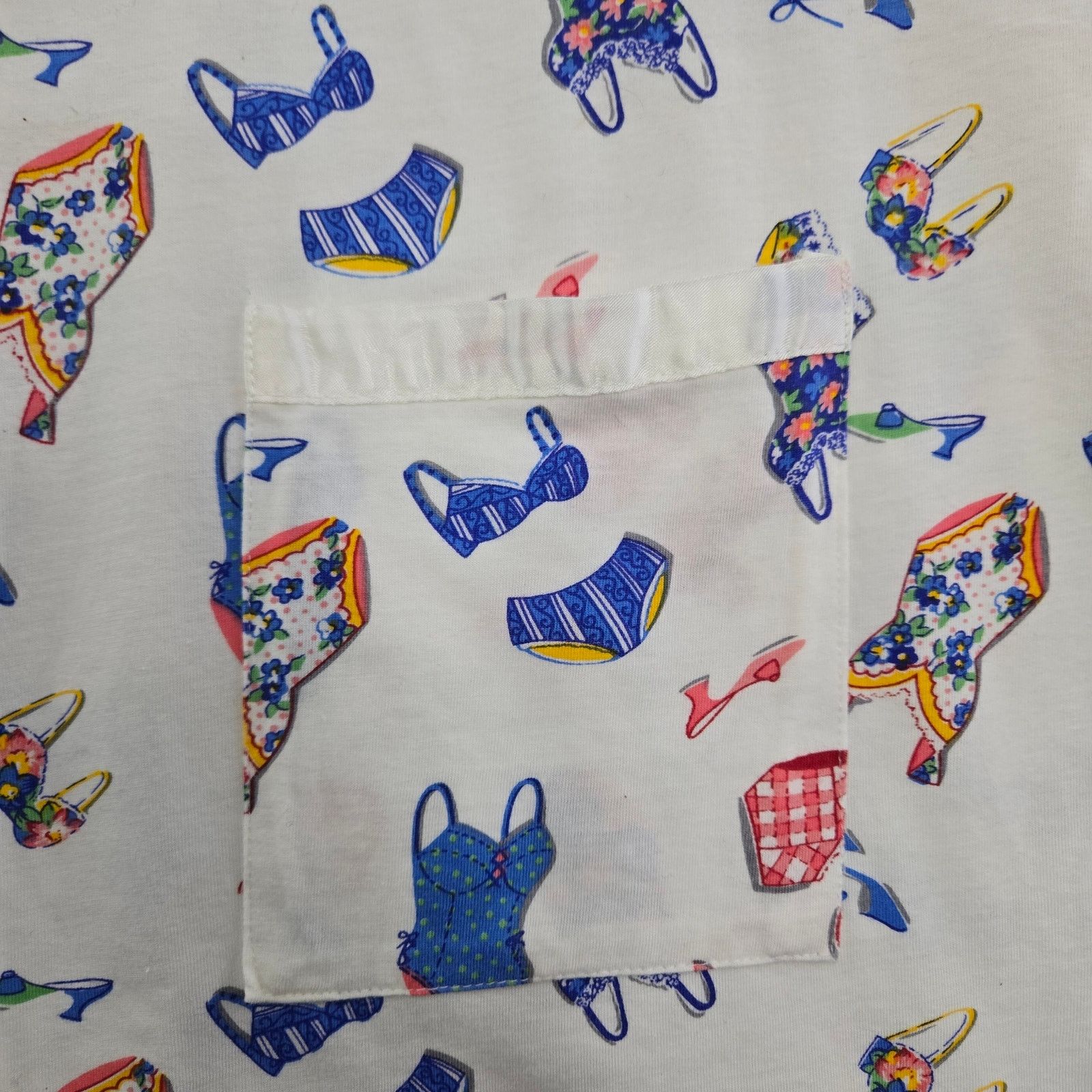 Vintage Vintage 80s Novelty Print Cotton Sleep Gown Size Large Size L / US 10 / IT 46 - 7 Thumbnail