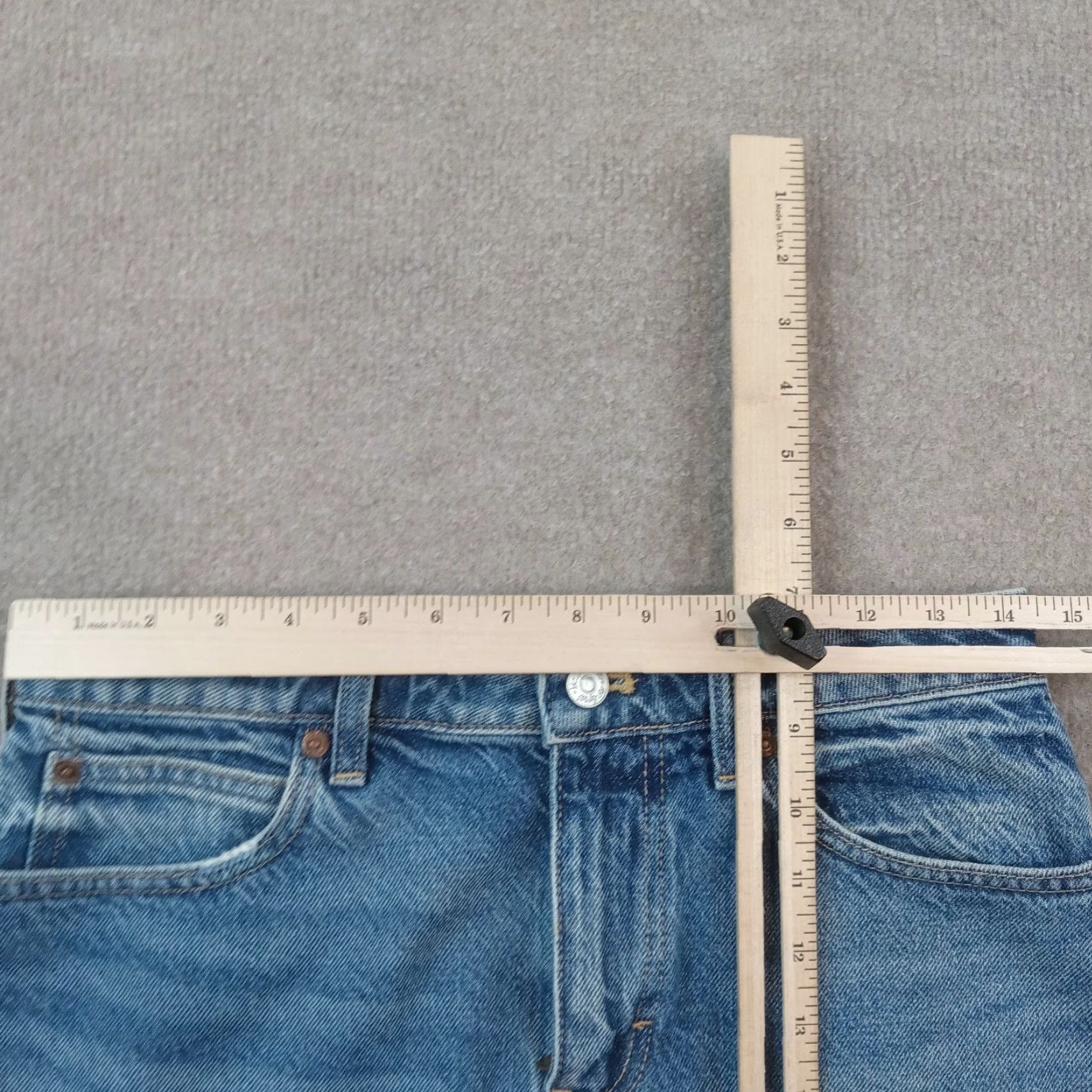 Vintage Womens We The Free Skirt Blue Denim Mini Short Jean Skirt Size 26 Frayed Size 26" / US 2 / IT 38 - 5 Thumbnail