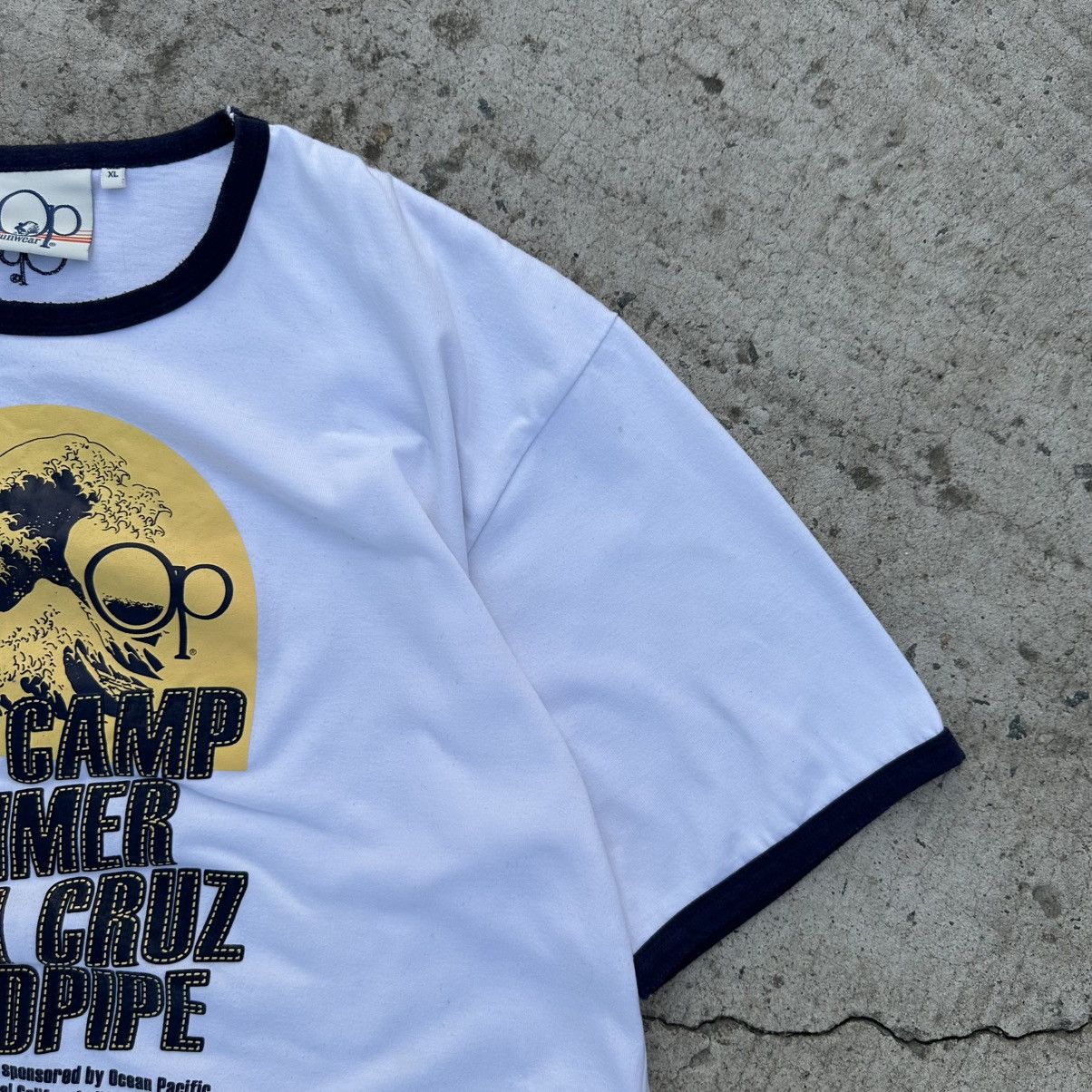 Ocean Pacific Vintage Japanese Style Ocean Pacific T-shirts Big Logo Surf Size US XL / EU 56 / 4 - 4 Thumbnail