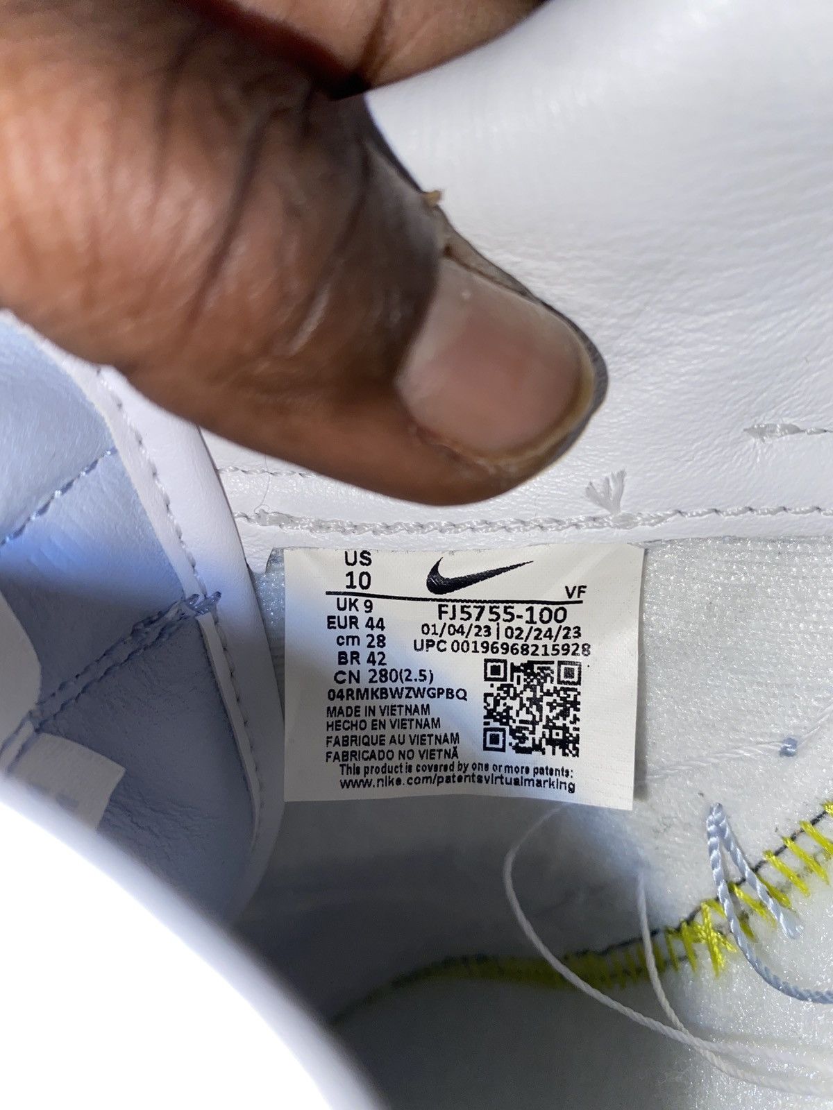 Nike AIR FORCE 1 LOW QS TS NY Size US 10 / EU 43 - 10 Thumbnail