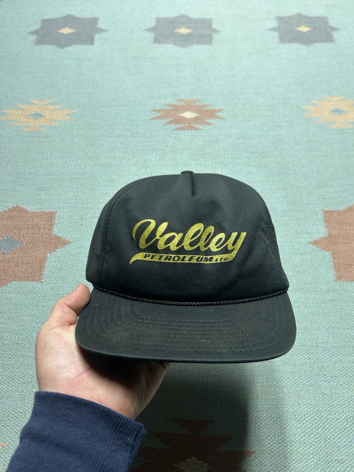 Vintage Vtg SnapBack hat Valley Petroleum Michigan oil gas blac gold Size ONE SIZE - 2 Thumbnail