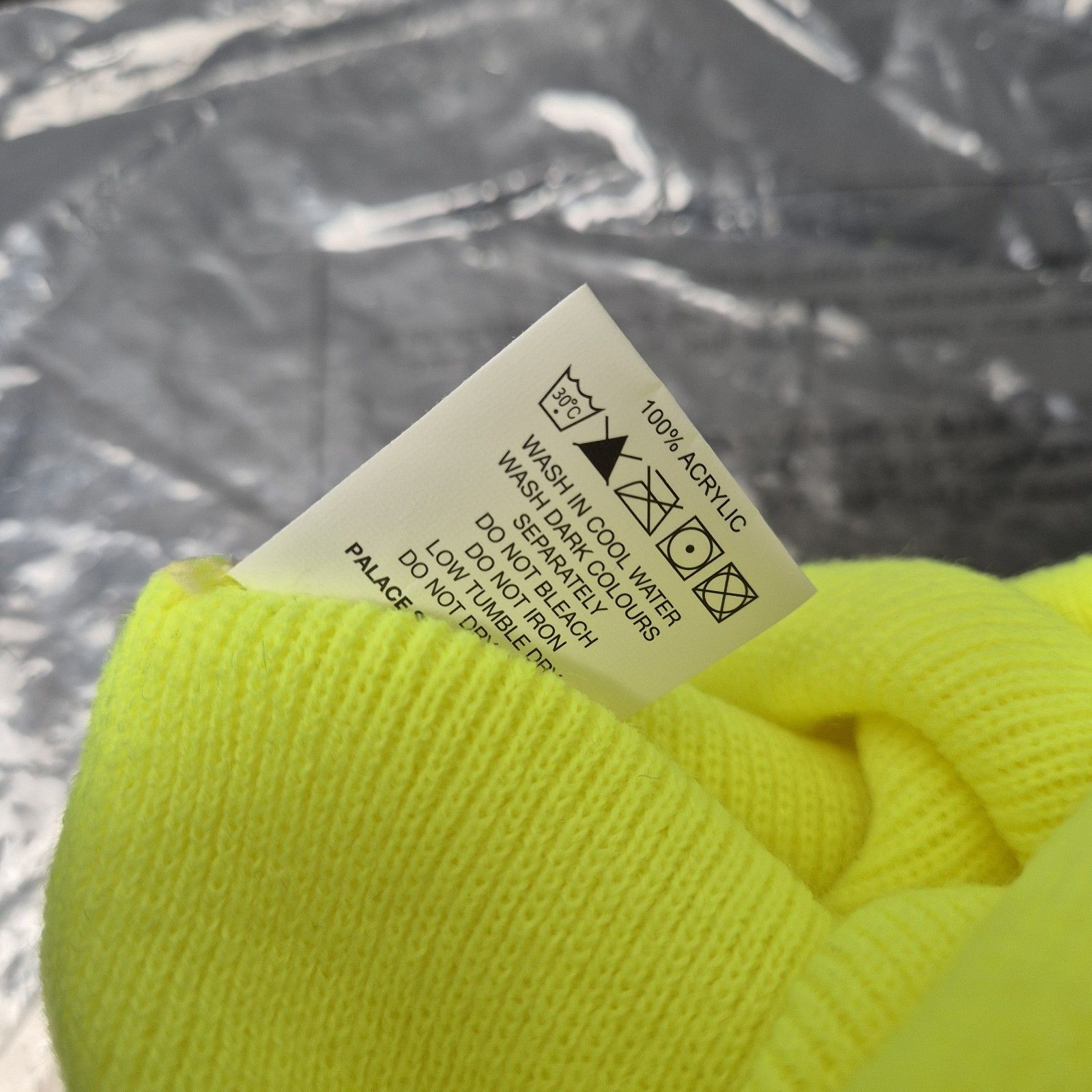 Palace Palace Hardware Beanie Safety Yellow FW23 Size ONE SIZE - 8 Thumbnail