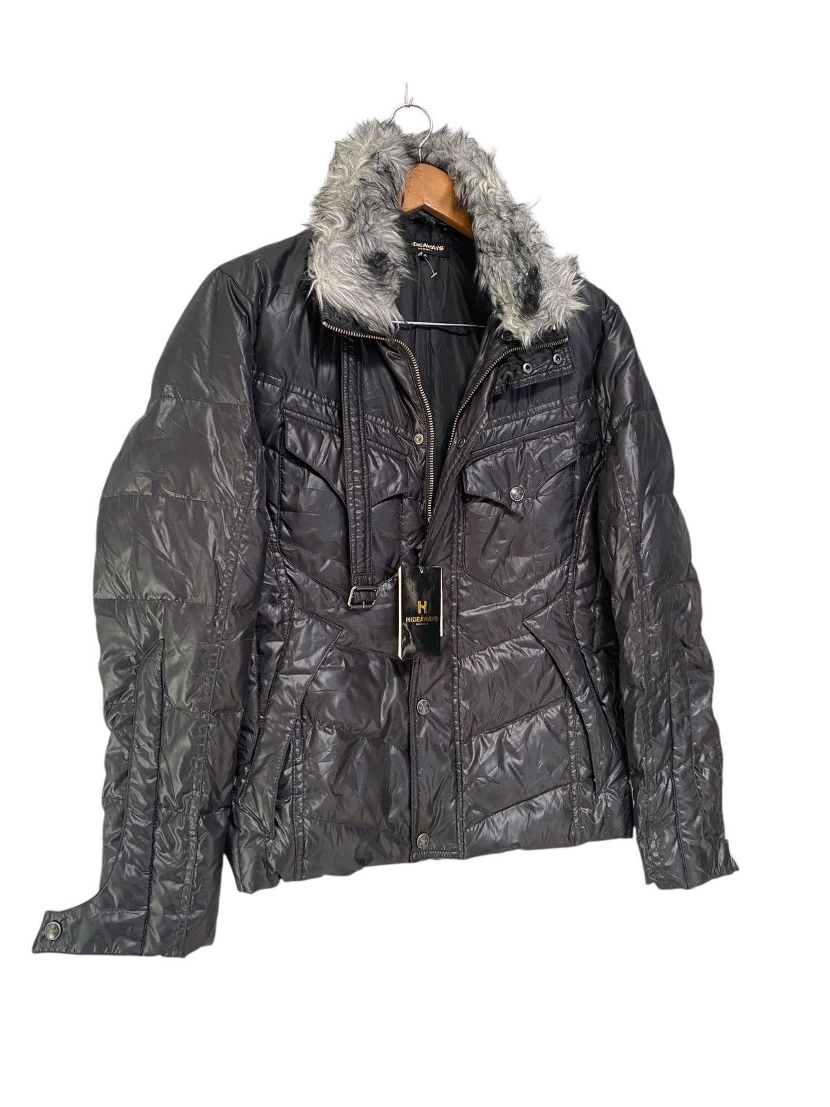 Hideways by nicole puffer fur jacket HIDEAWAYS NICOLE fur design