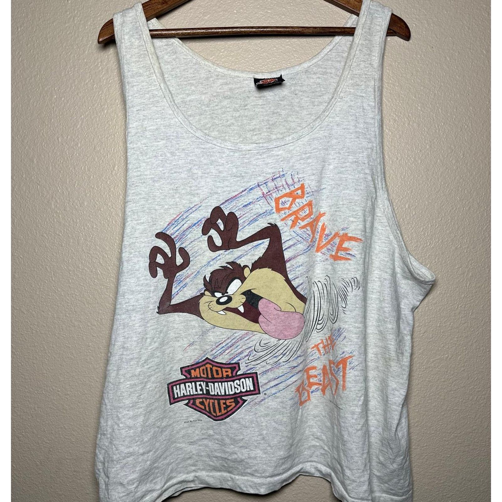 Harley Davidson 🏍️ Harley-Davidson x Looney Tunes Taz Tank – Size XL Size XL / US 12-14 / IT 48-50 - 1 Thumbnail