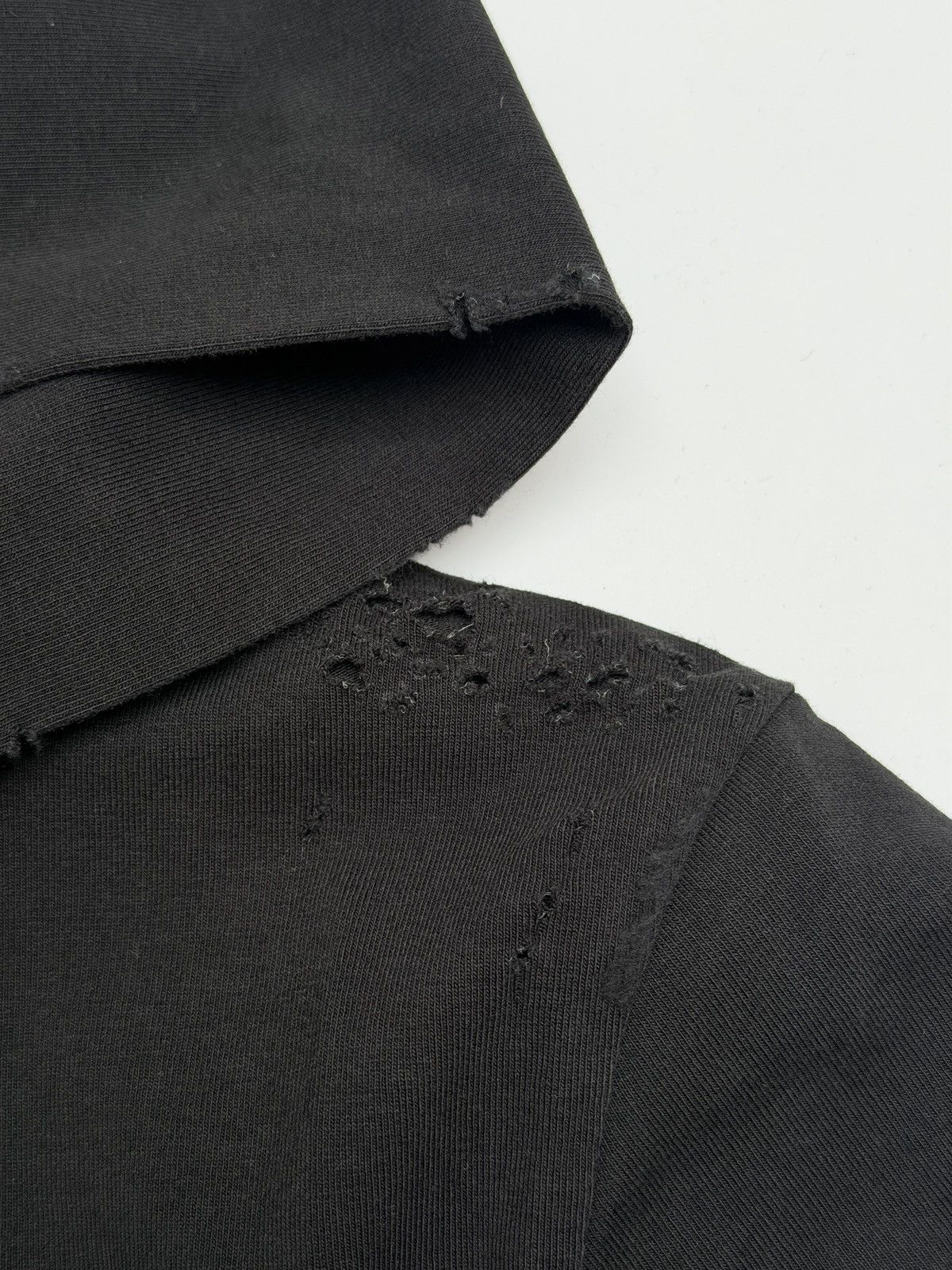 Balenciaga Balenciaga Antique Logo Print Peeling Stretch Zip Up Hoodie Size US XS / EU 42 / 0 - 4 Thumbnail