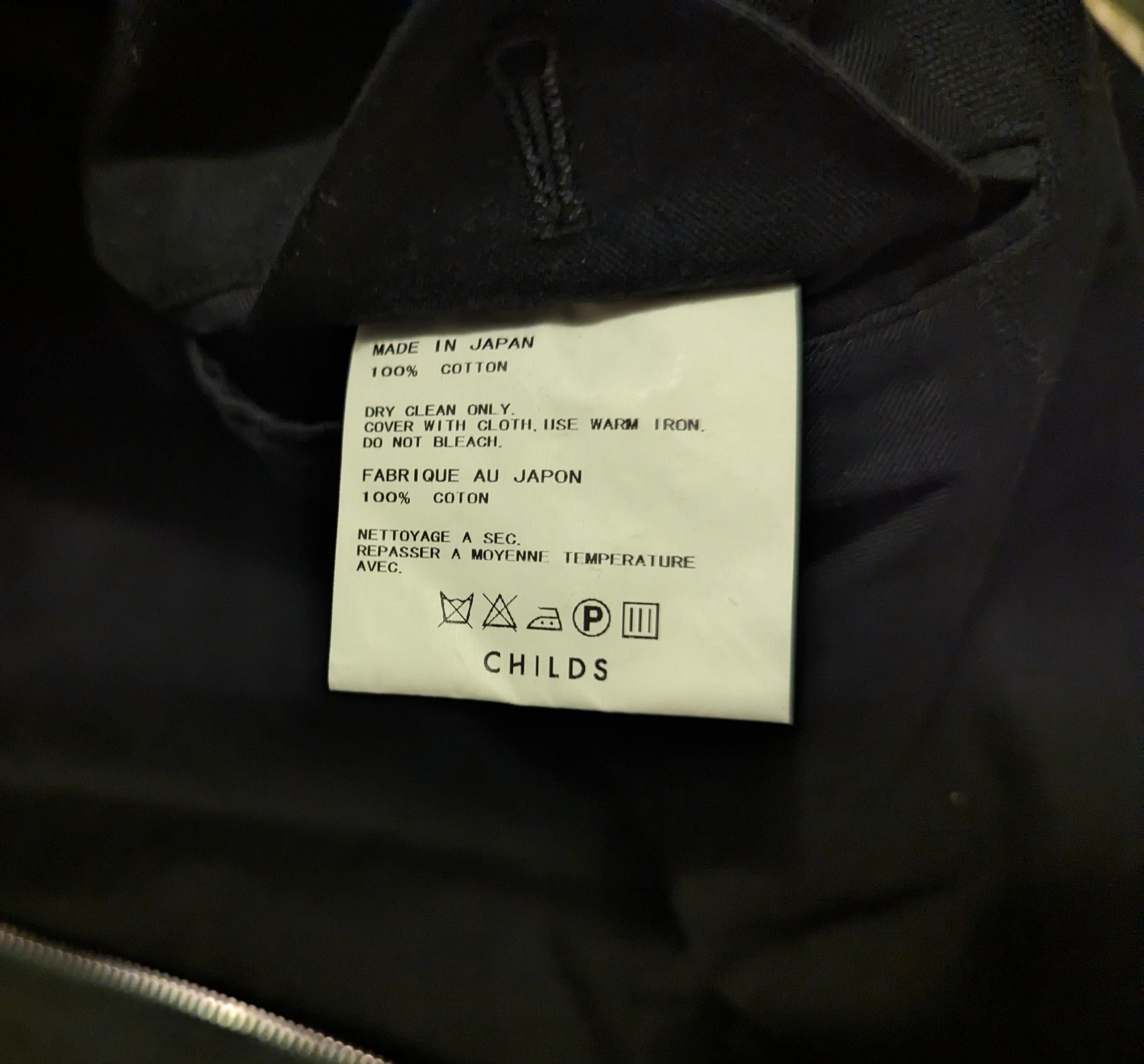 CHILDS Childs Cotton Bomber Jacket Made in Japan Size US L / EU 52-54 / 3 - 5 Thumbnail