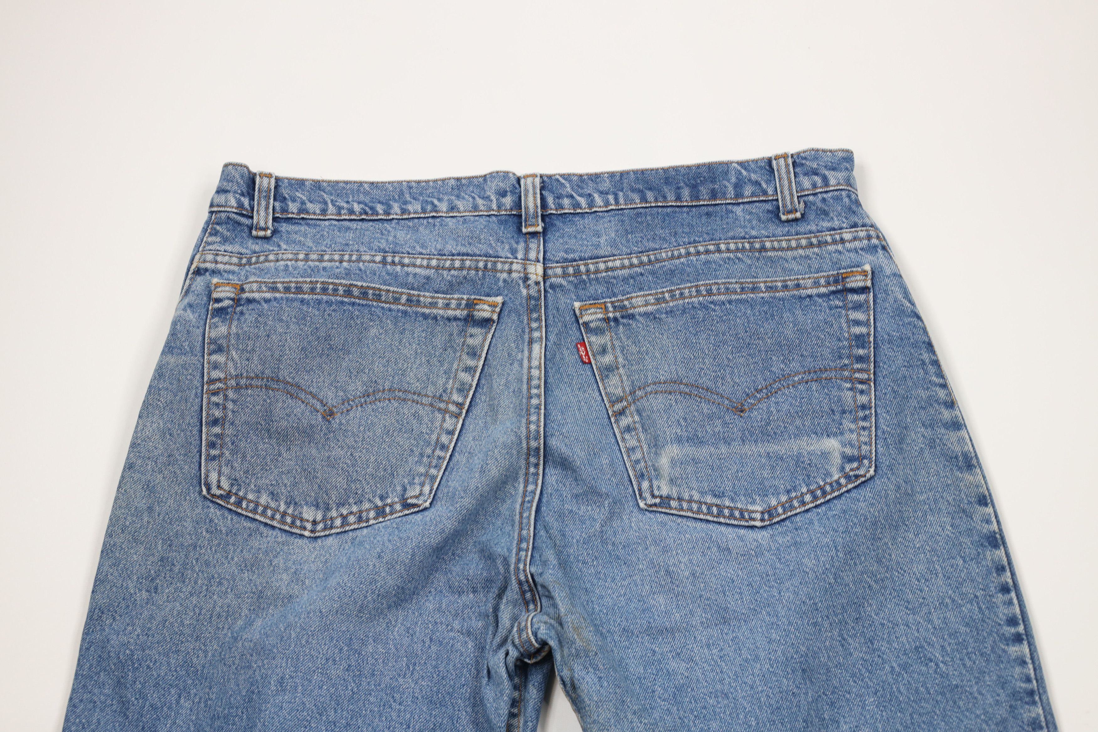 Levi's × Vintage Vintage 90s Levis 550 Relaxed Tapered Leg Jeans Blue USA Size US 36 / EU 52 - 12 Thumbnail